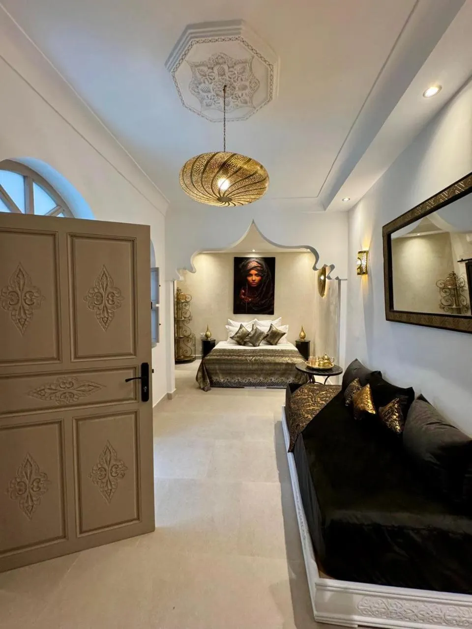 Bed in Riad Dollar Des Sables & Spa