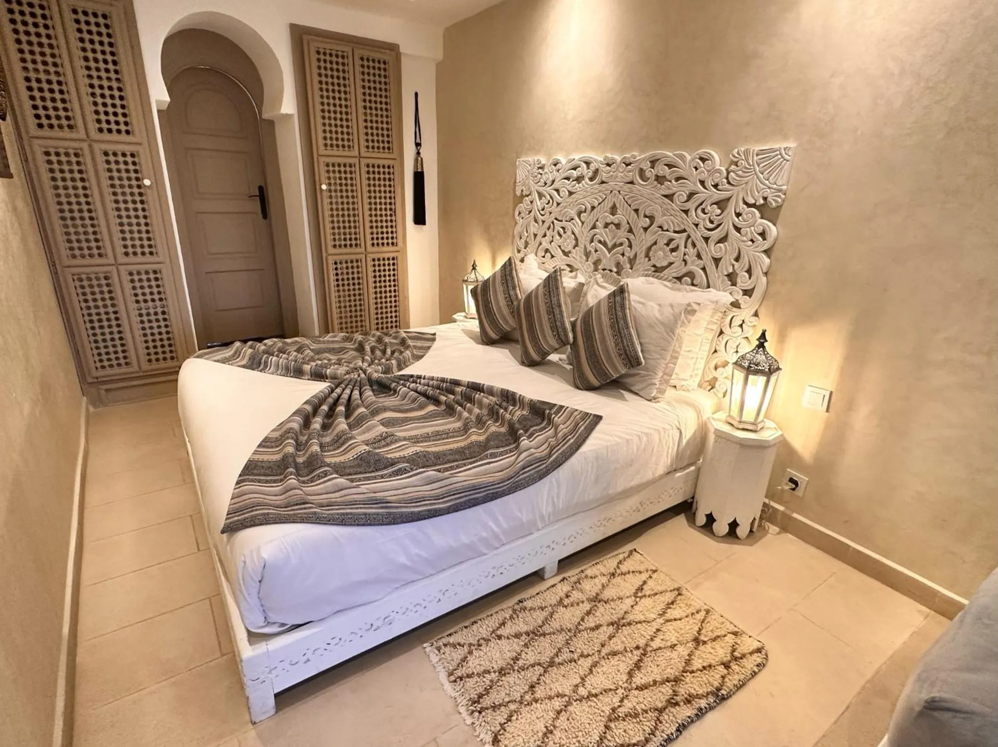 Bed in Riad Dollar Des Sables & Spa
