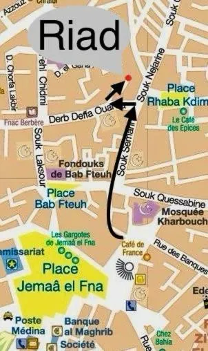 City view in Riad Dollar Des Sables & Spa