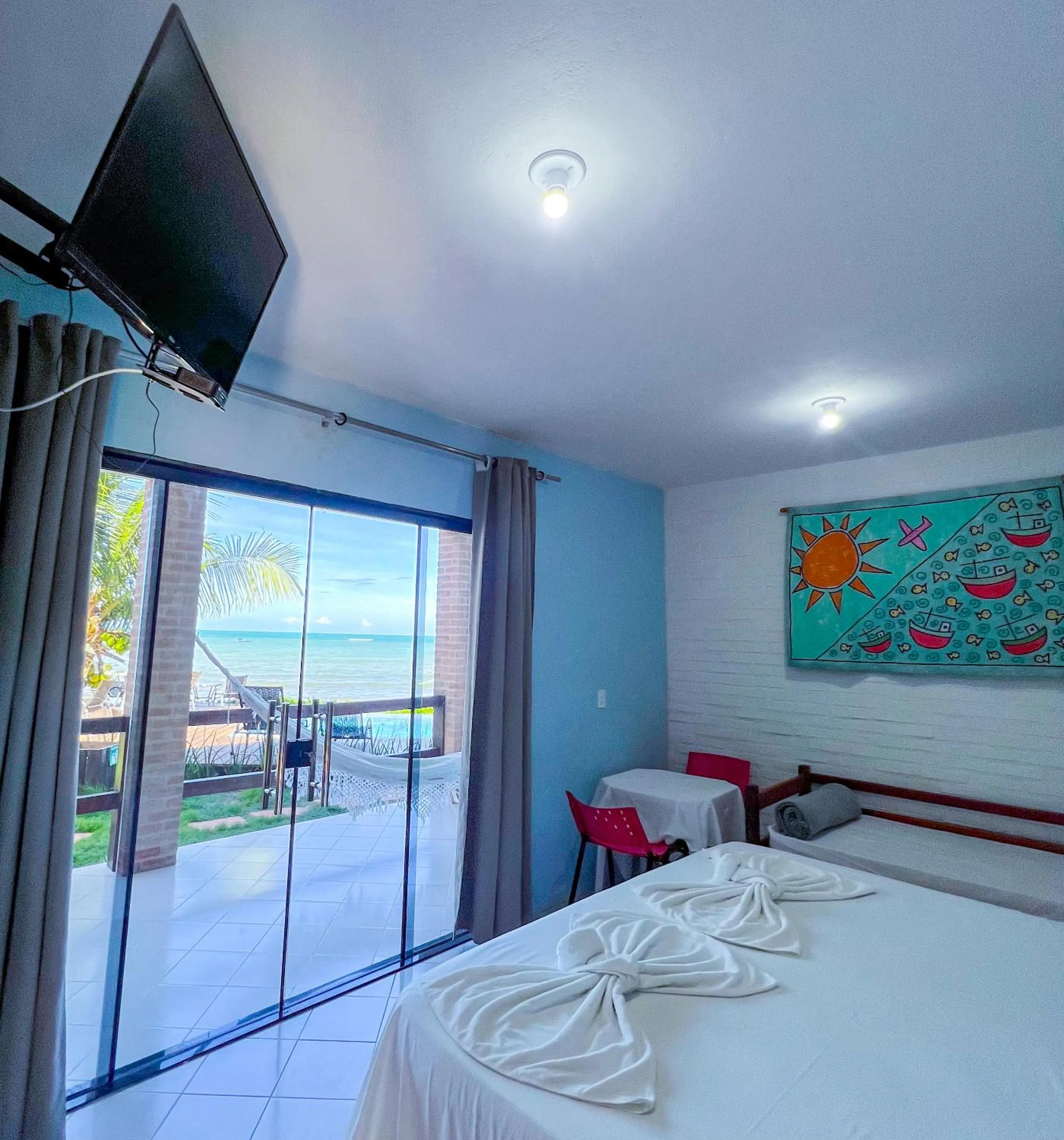 Bed in Pousada Boa Sorte