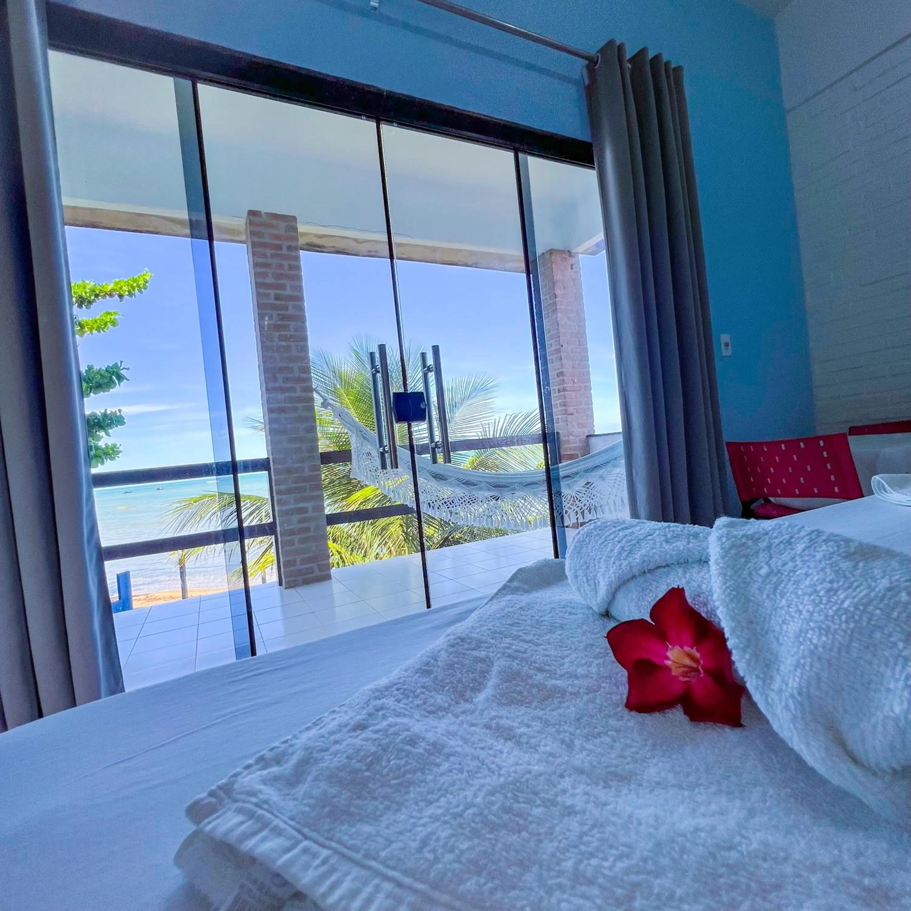 Bed in Pousada Boa Sorte