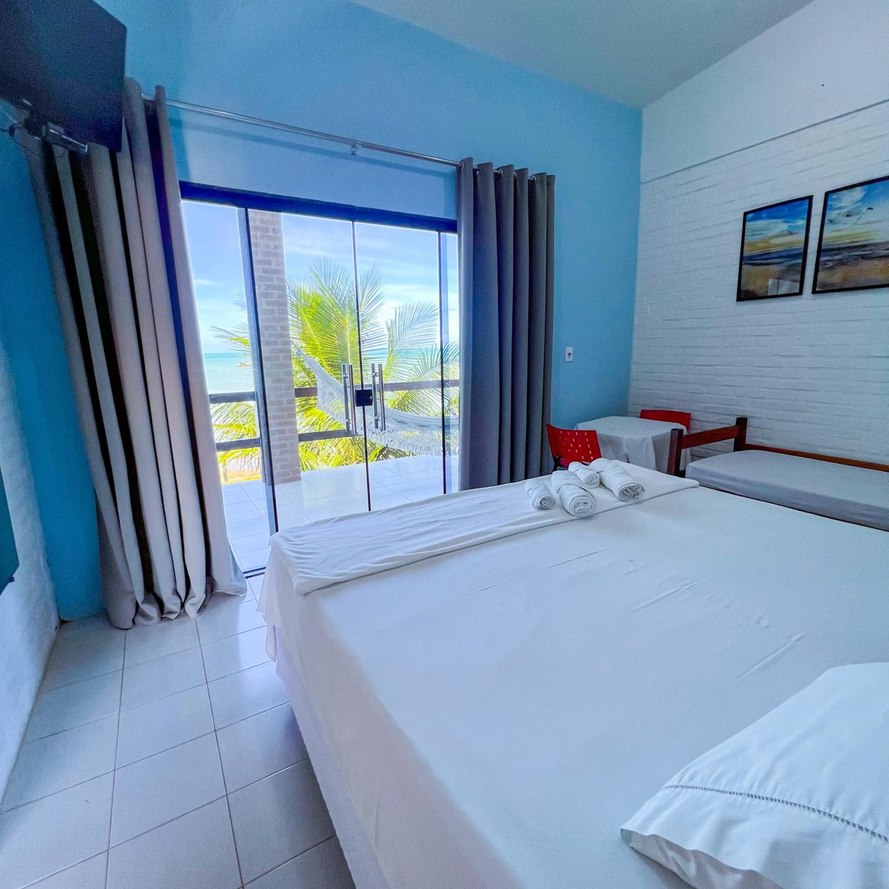 Bed in Pousada Boa Sorte