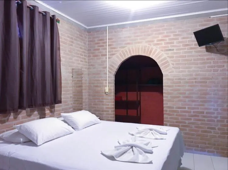 Bed in Pousada Boa Sorte