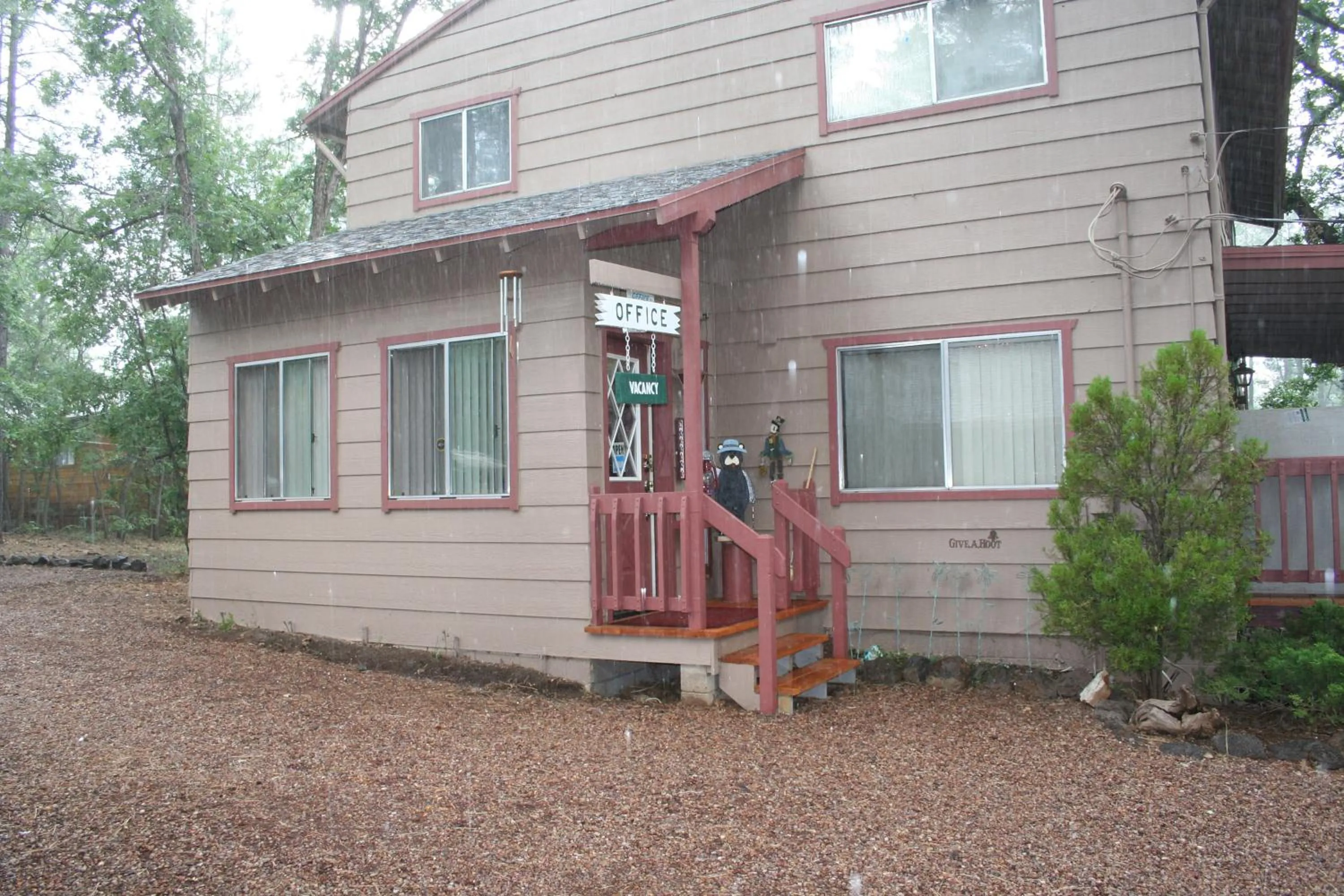 Property building in Northwoods Resort Cabins