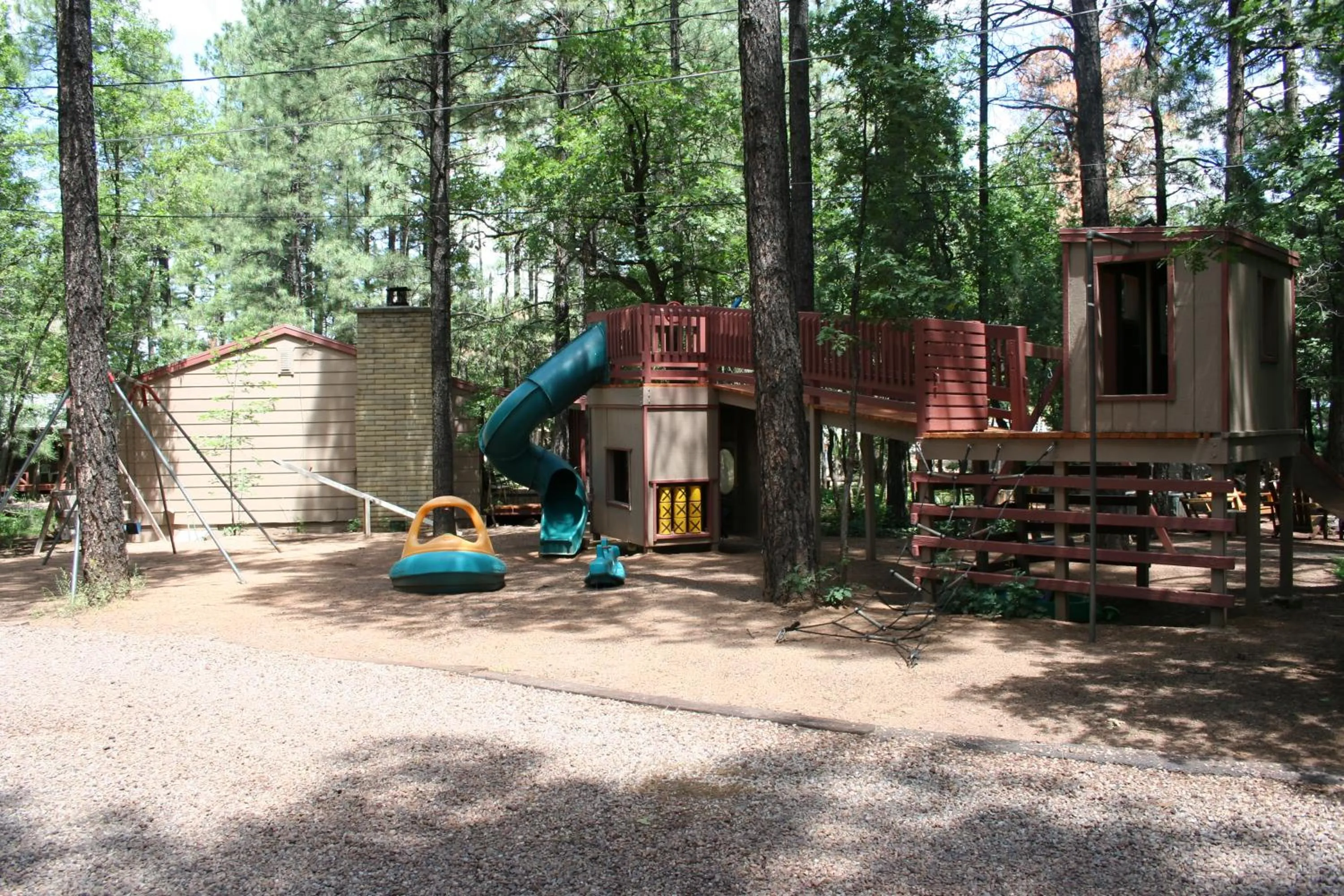 Children play ground in Northwoods Resort Cabins
