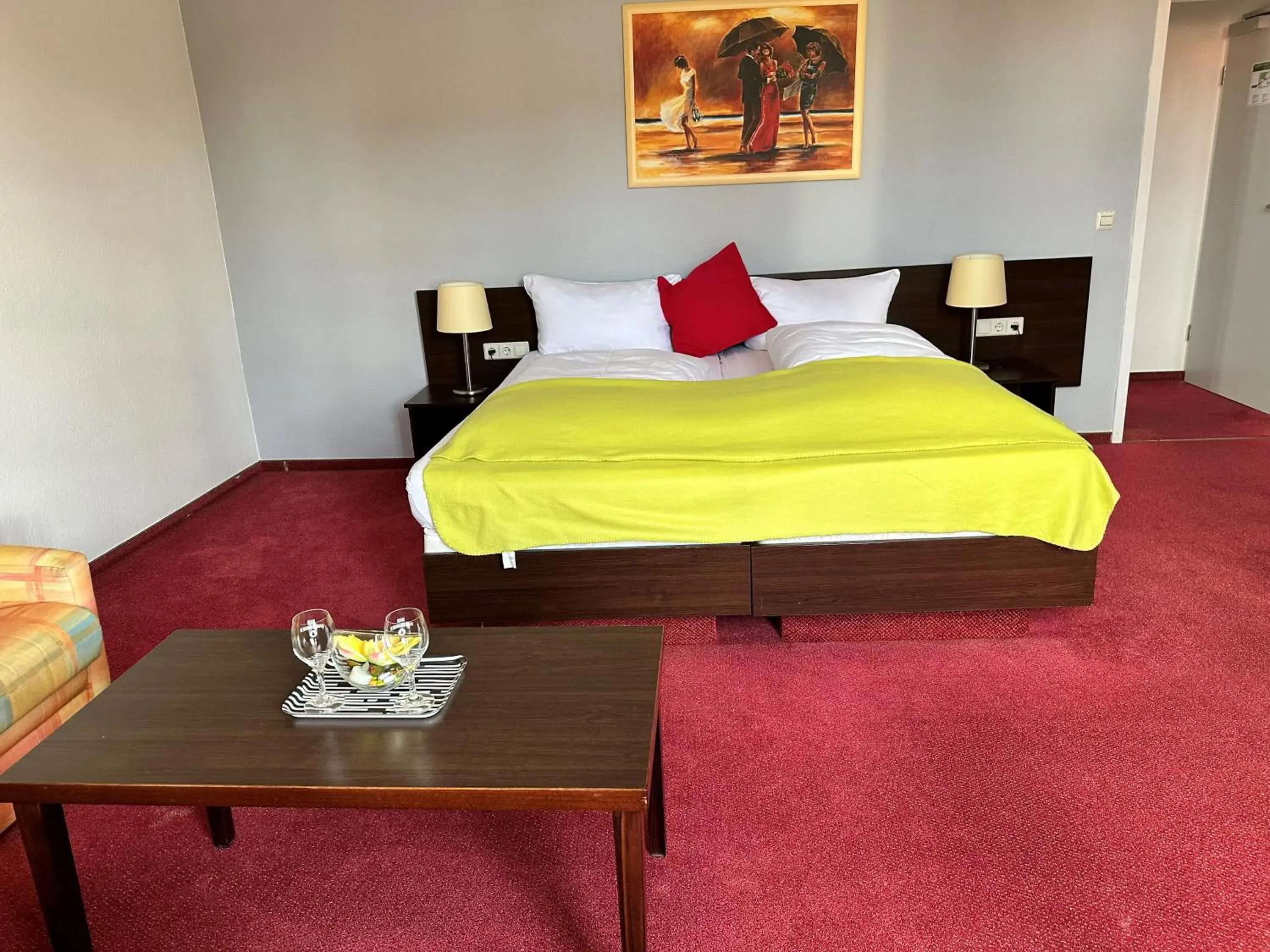 Double Room with Private Bathroom in Hotel Schuetzenhaus Vorsfelde Double Room with Private Bathroom in Hotel Schuetzenhaus Vorsfelde