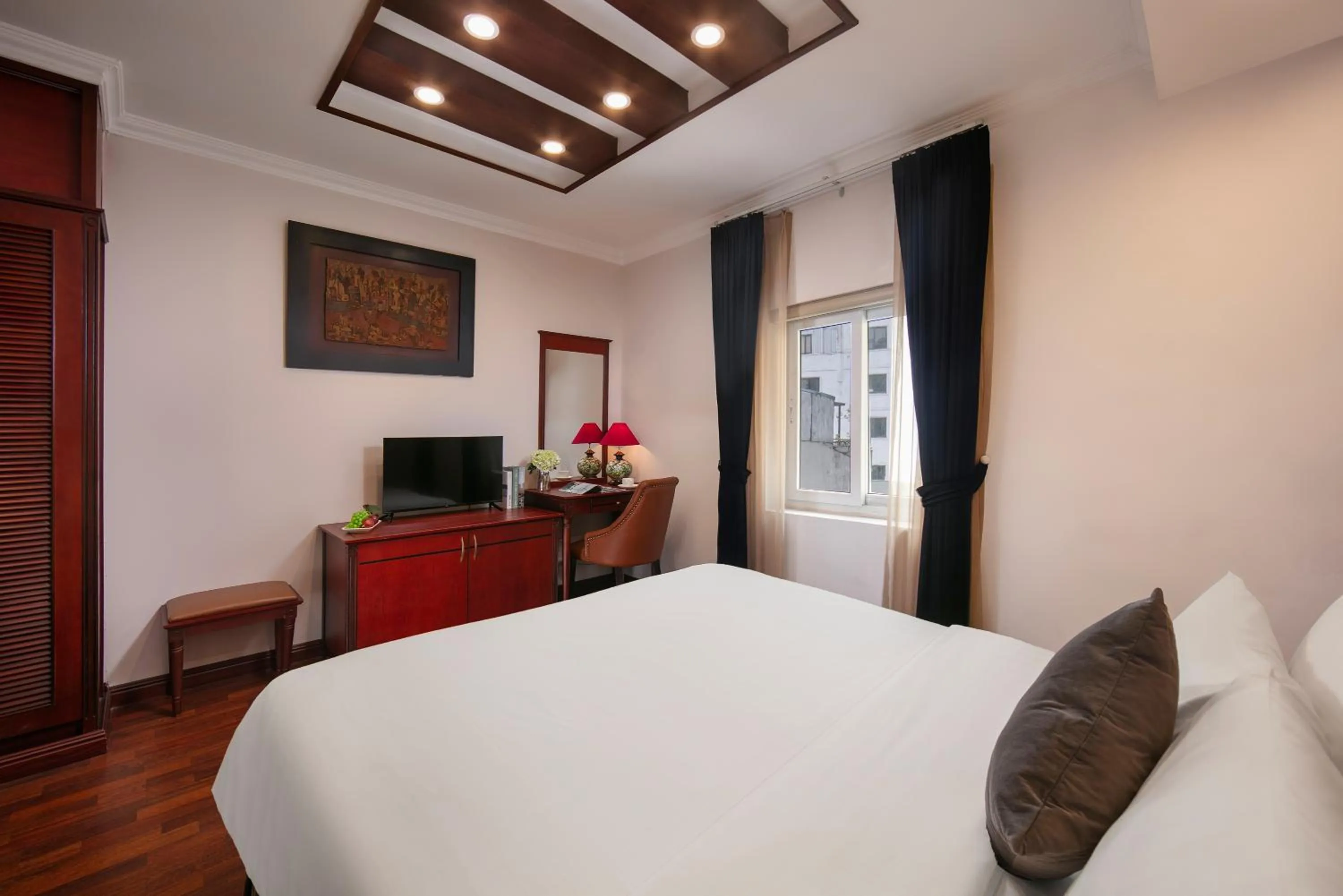 TV and multimedia, Bed in Bonjour D'An Nam Hotel