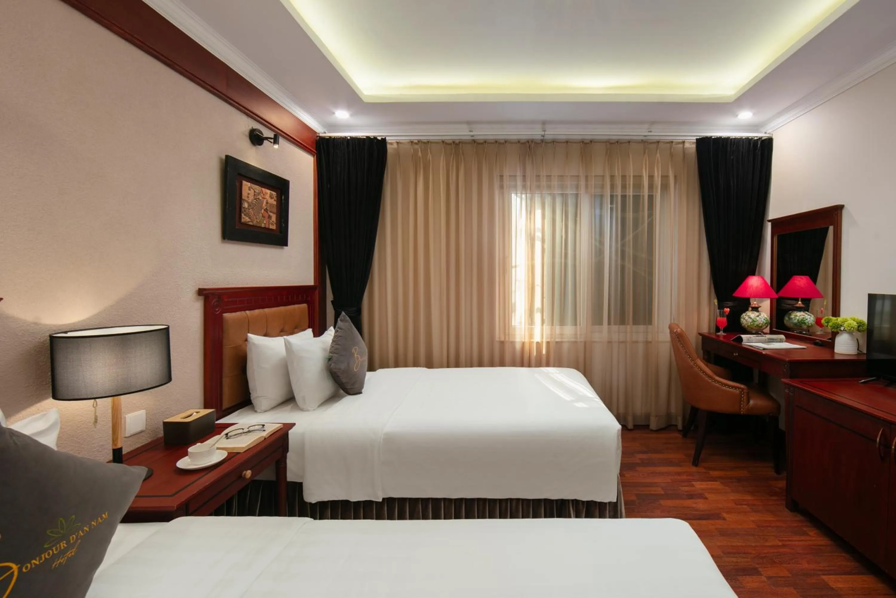 Bedroom, Bed in Bonjour D'An Nam Hotel