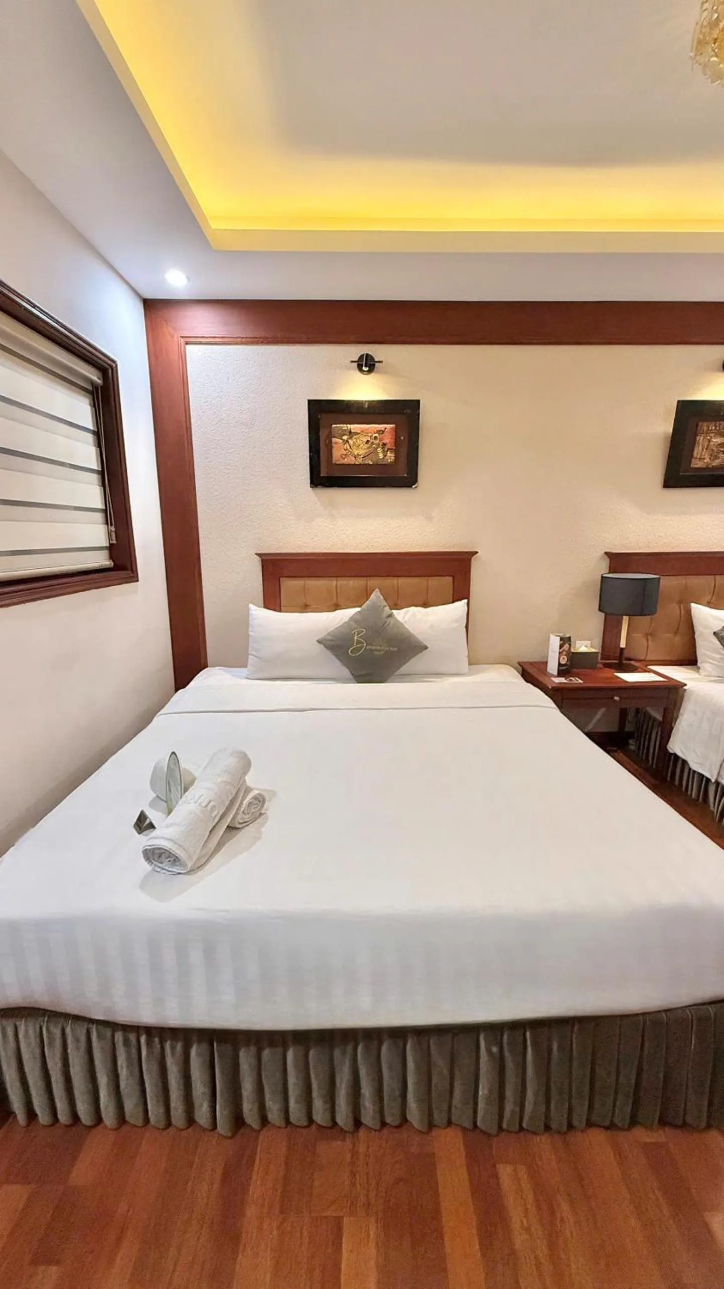 Bed in Bonjour D'An Nam Hotel