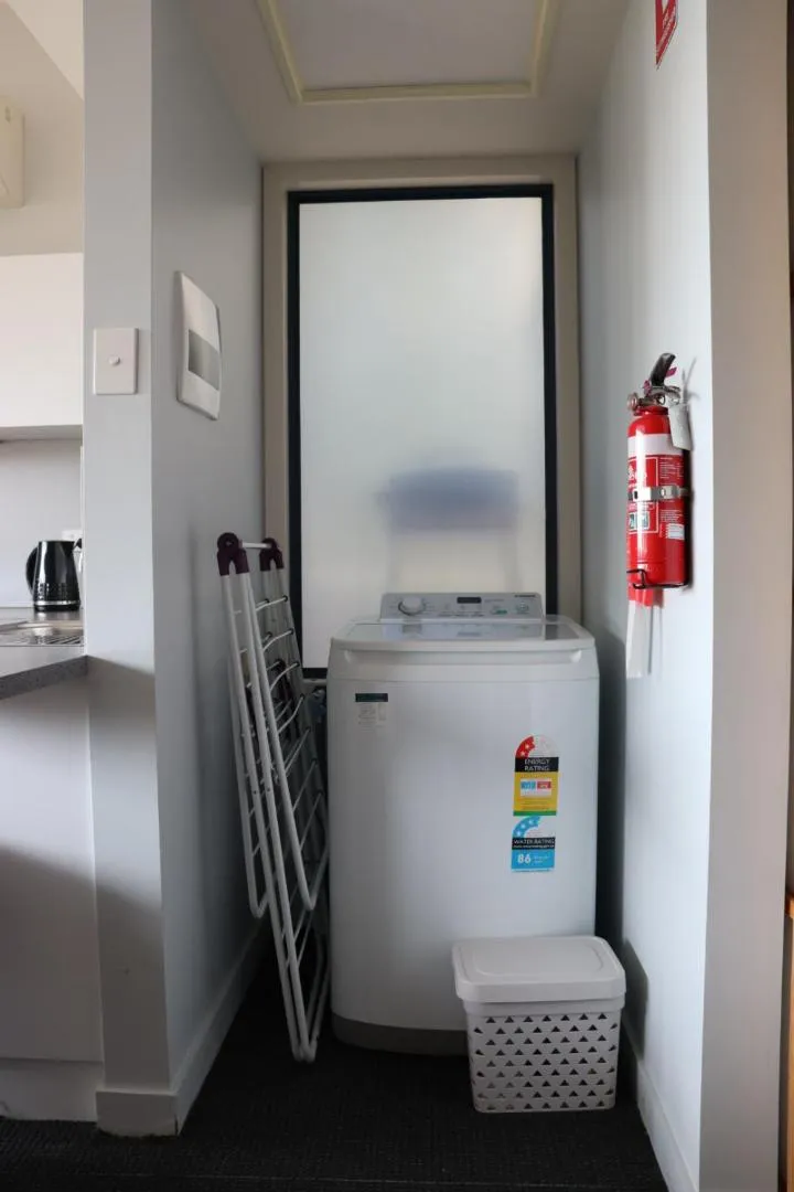 laundry in Tamar Ridge Winery Apartments