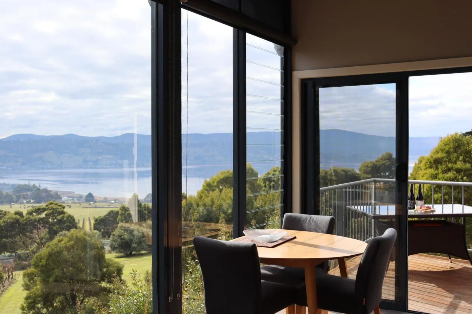 River view in Tamar Ridge Winery Apartments
