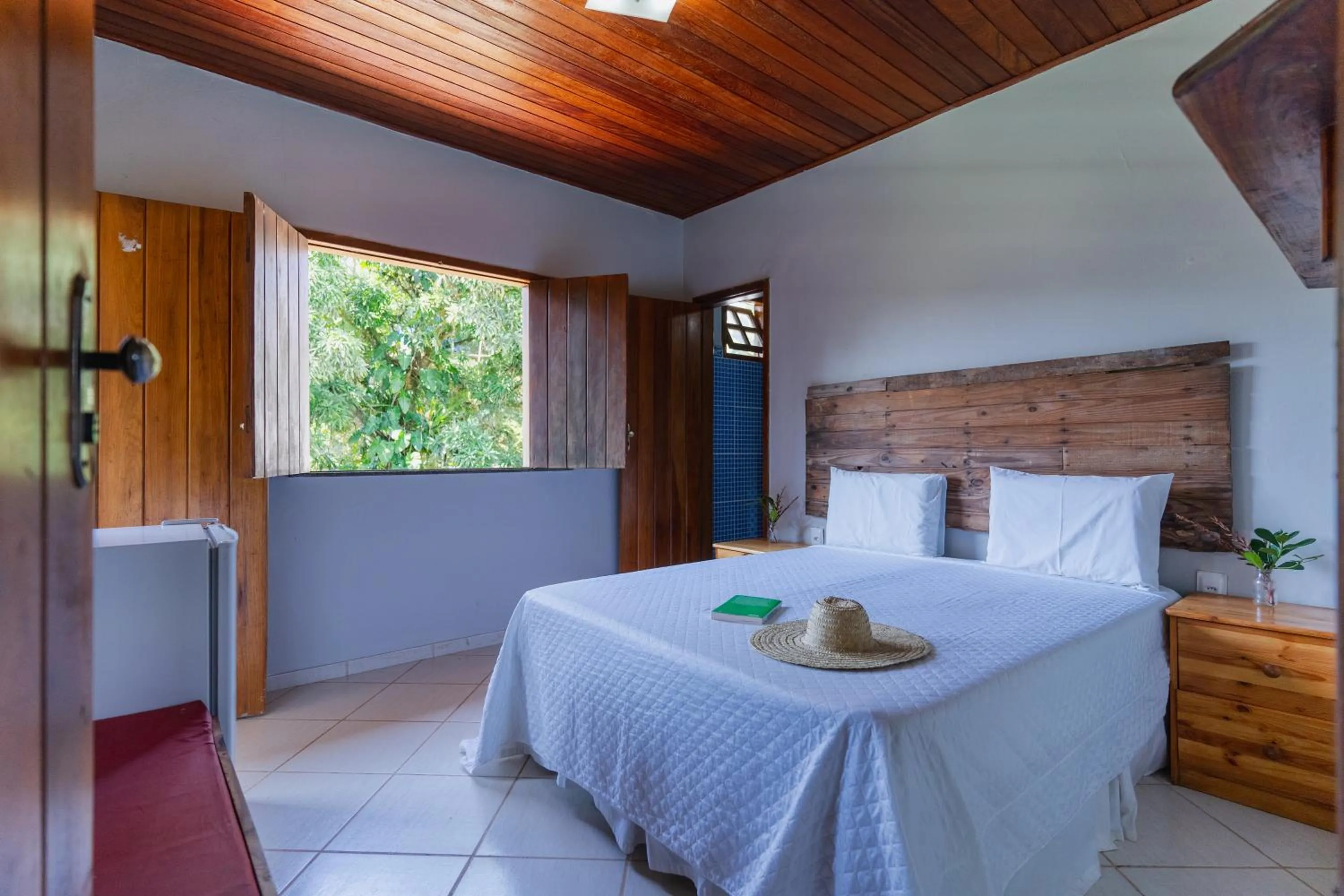 Bed in Pousada Villa Mares