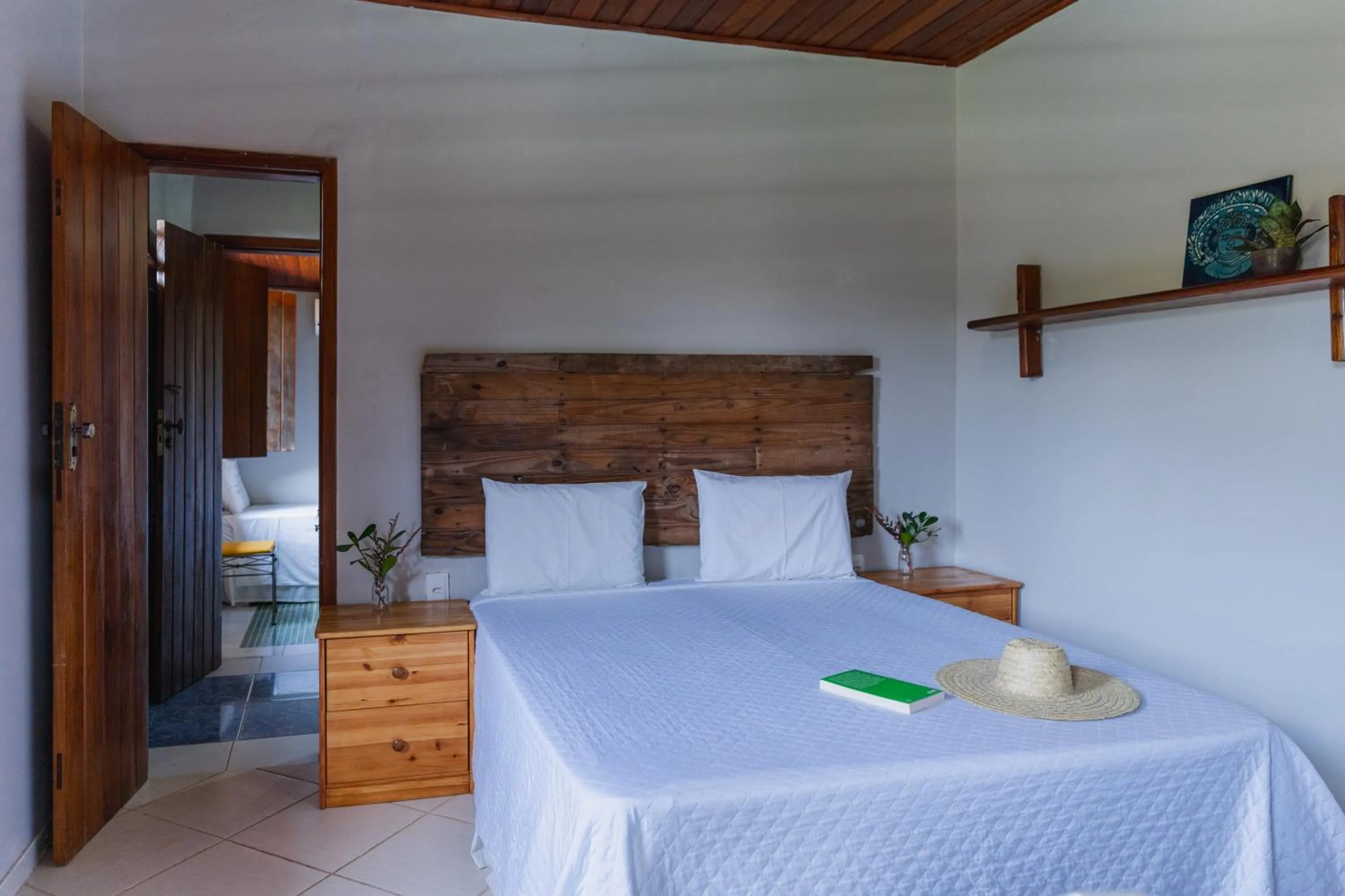 Bed in Pousada Villa Mares