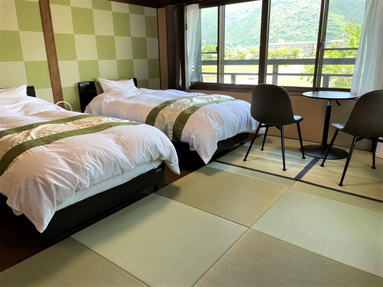 Photo of the whole room, Bed in Sanso Tanaka