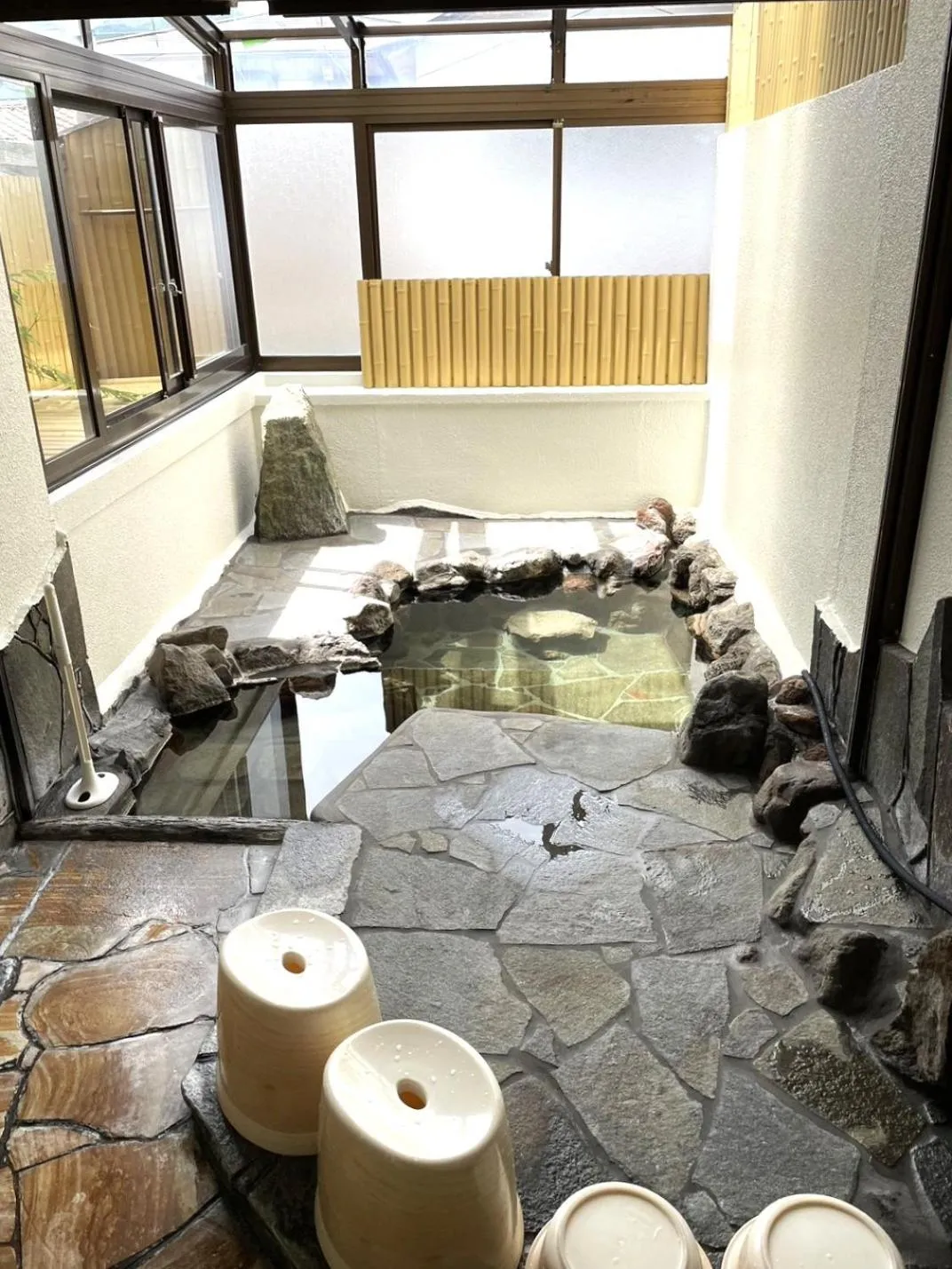 Hot Spring Bath in Sanso Tanaka