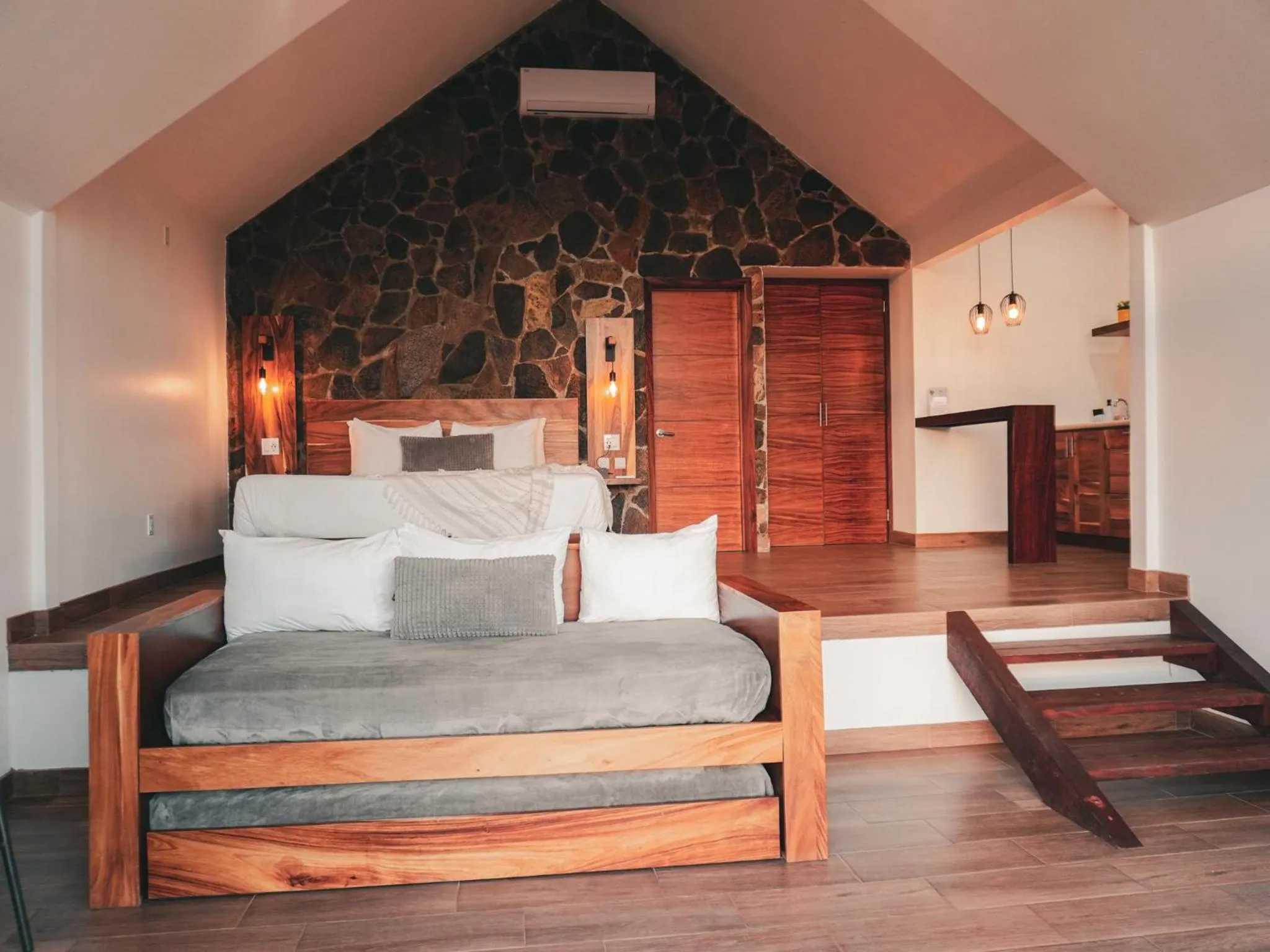 Photo of the whole room, Bed in 7 Valles