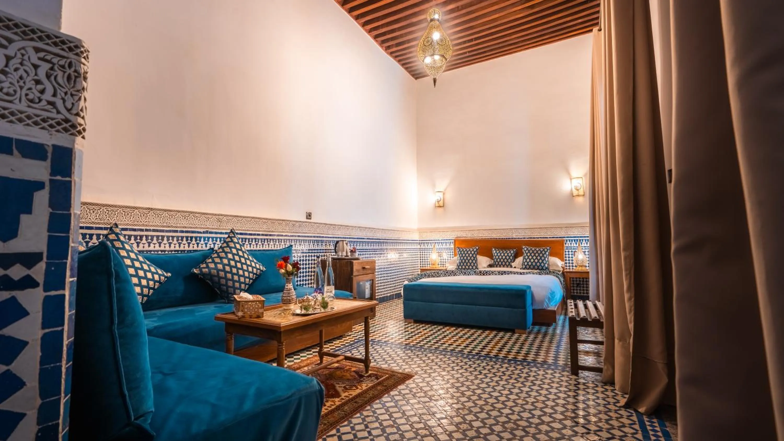 Photo of the whole room, Bed in Riad Fes Ziyat & Spa