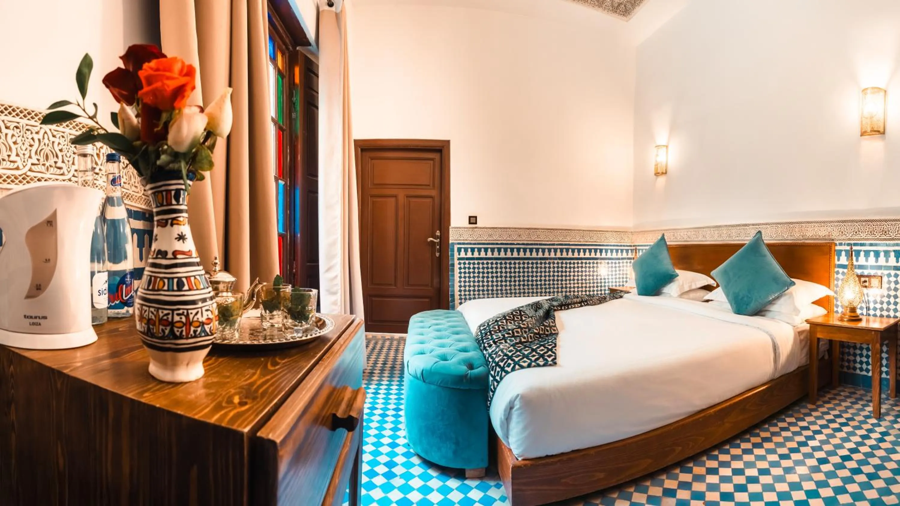 Photo of the whole room, Bed in Riad Fes Ziyat & Spa