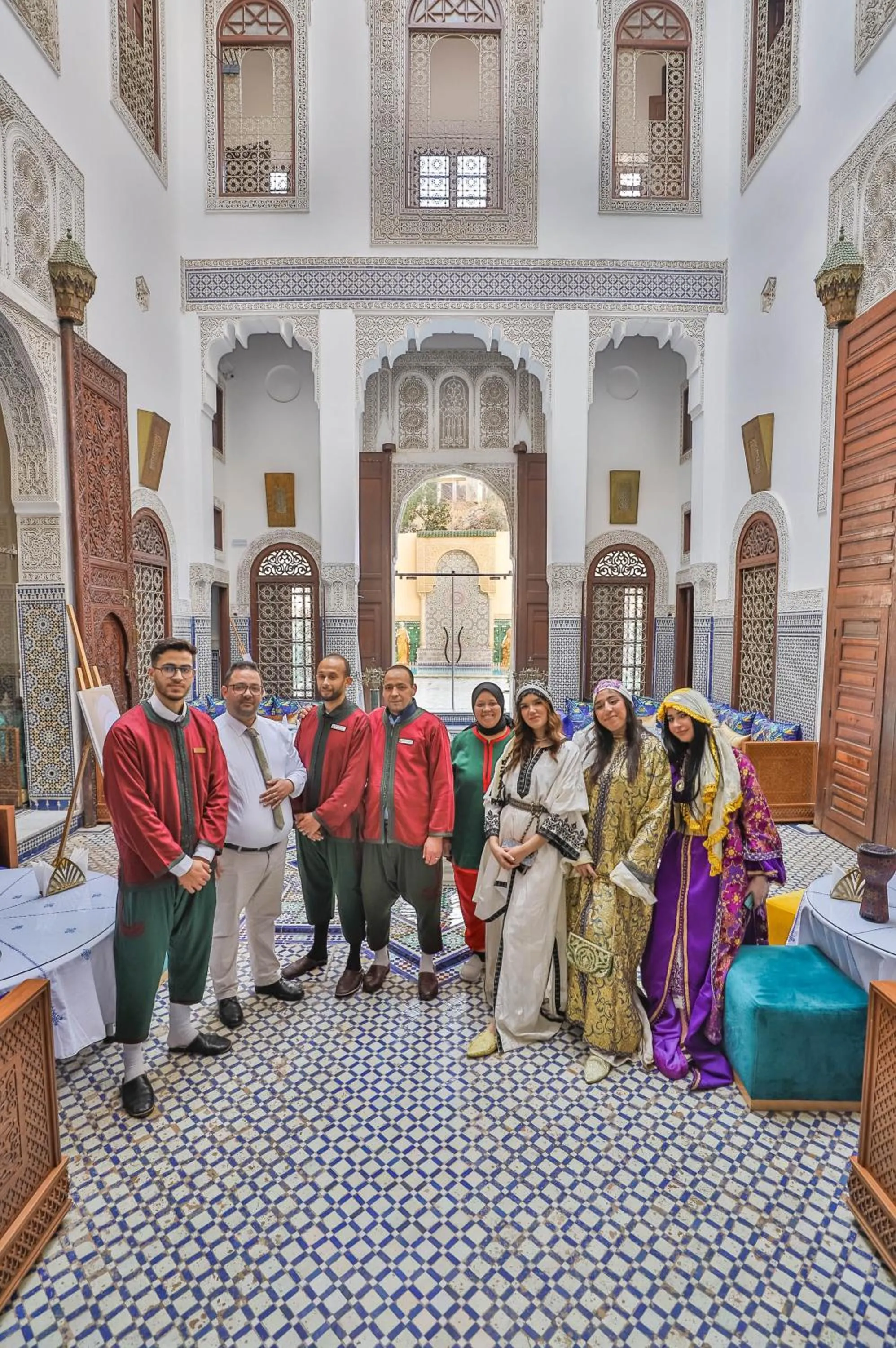 Staff in Riad Fes Ziyat & Spa