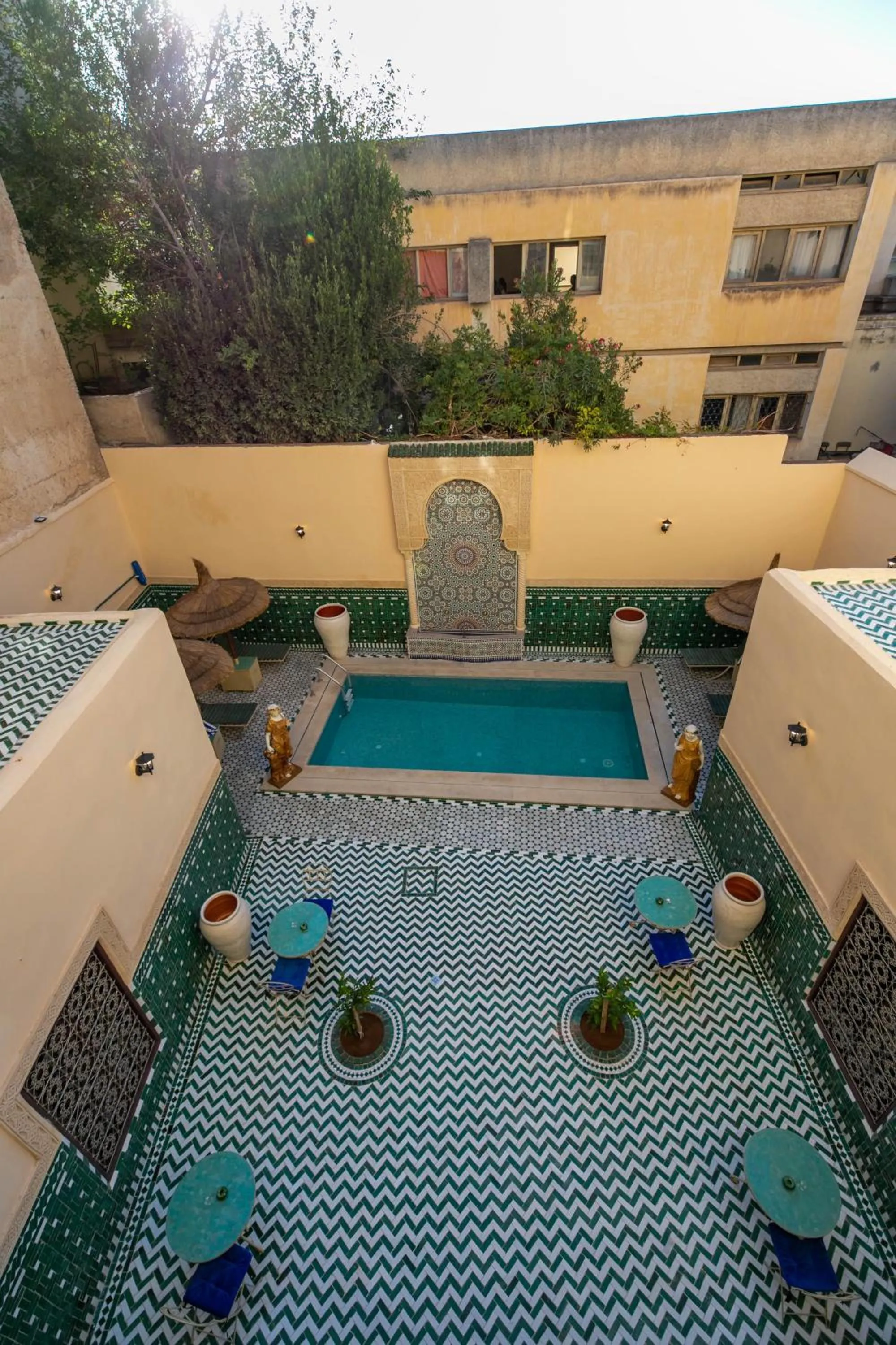 Patio in Riad Fes Ziyat & Spa