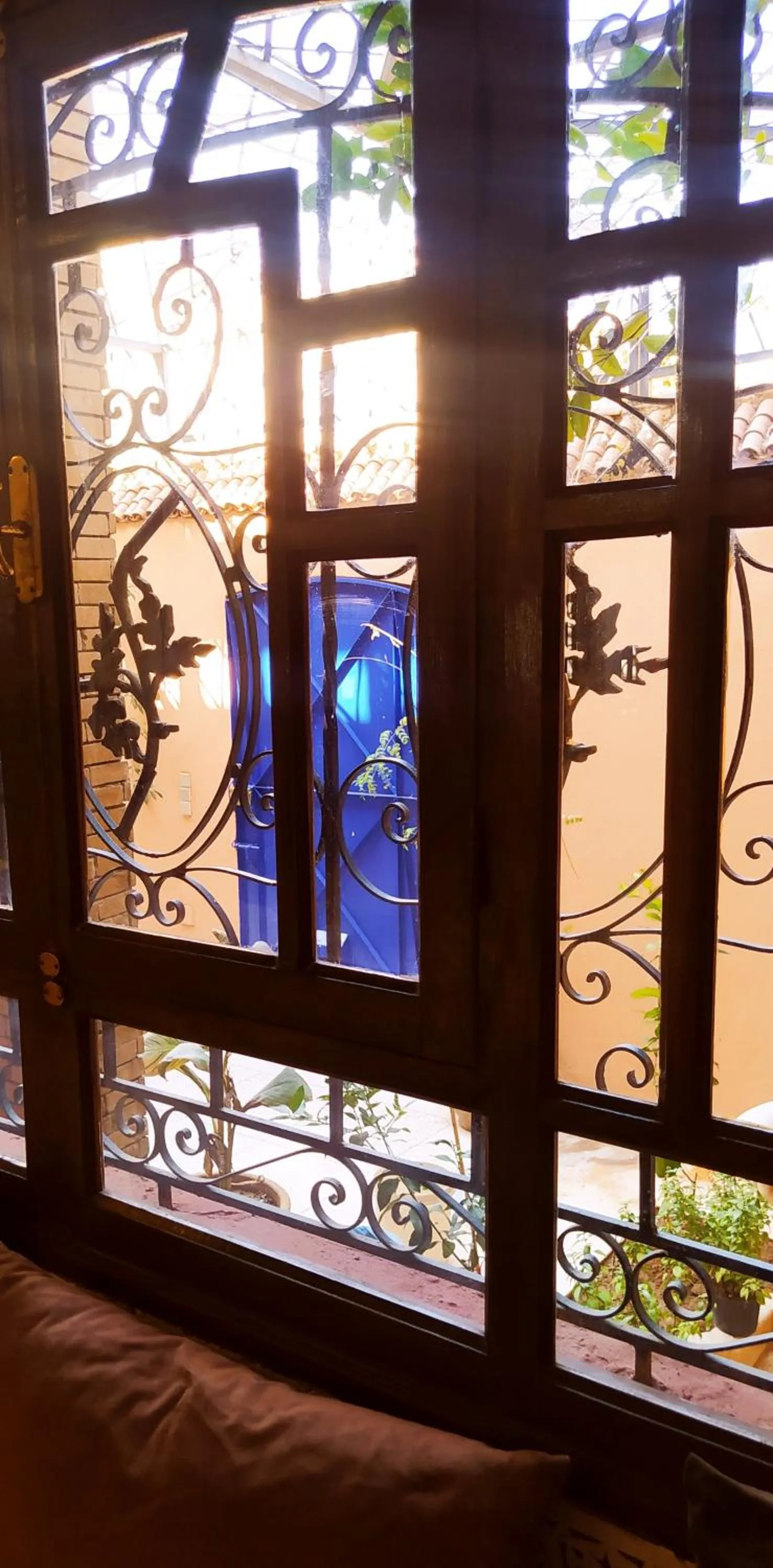 Balcony/Terrace in maison d'hôtes Le petit jardin Marrakech