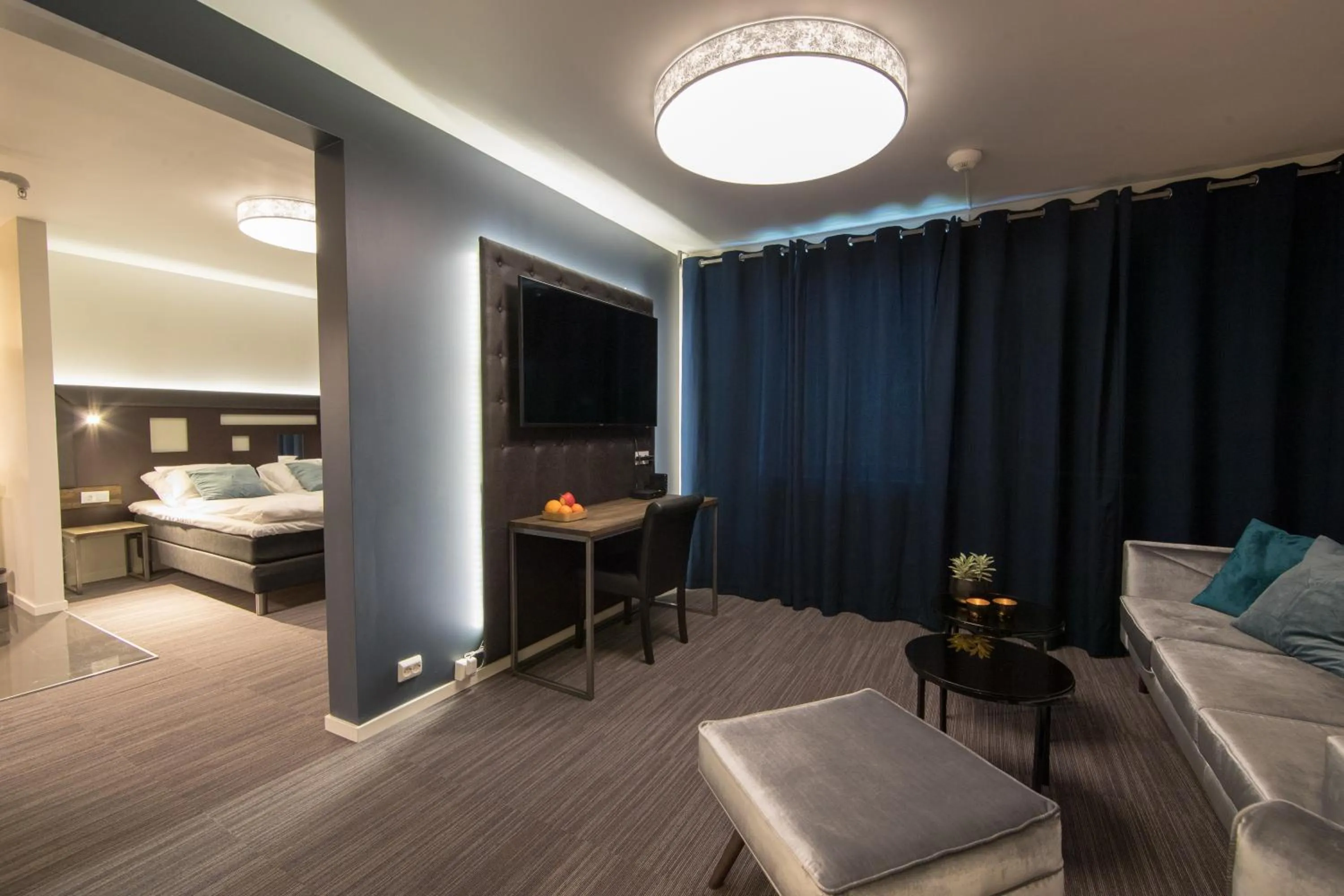 Living room in Svartisen Apartments