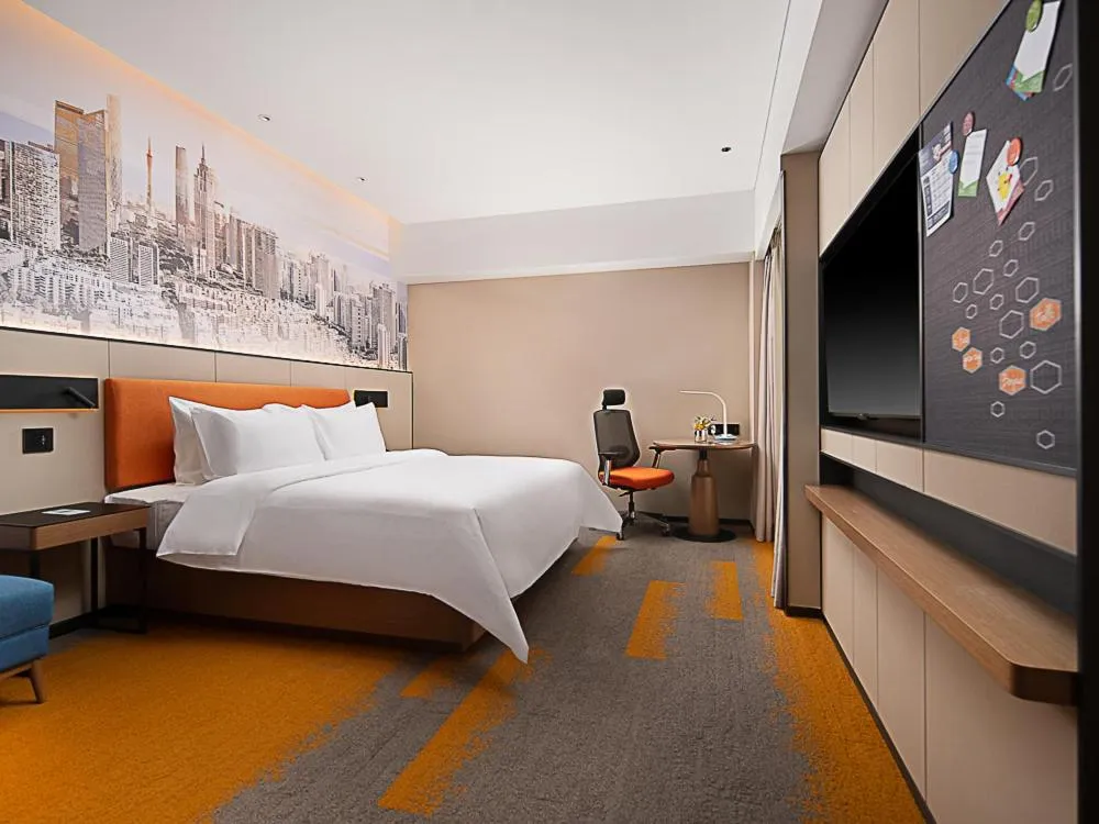Bed in Hampton by Hilton Guangzhou Railway Station