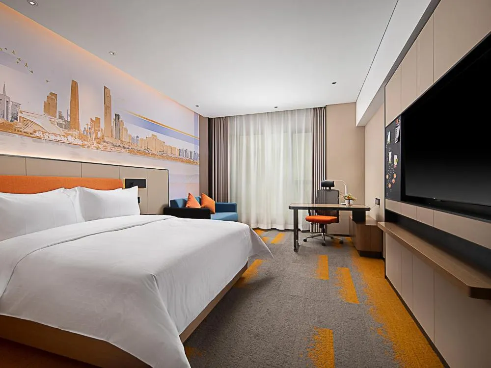 Bed in Hampton by Hilton Guangzhou Railway Station