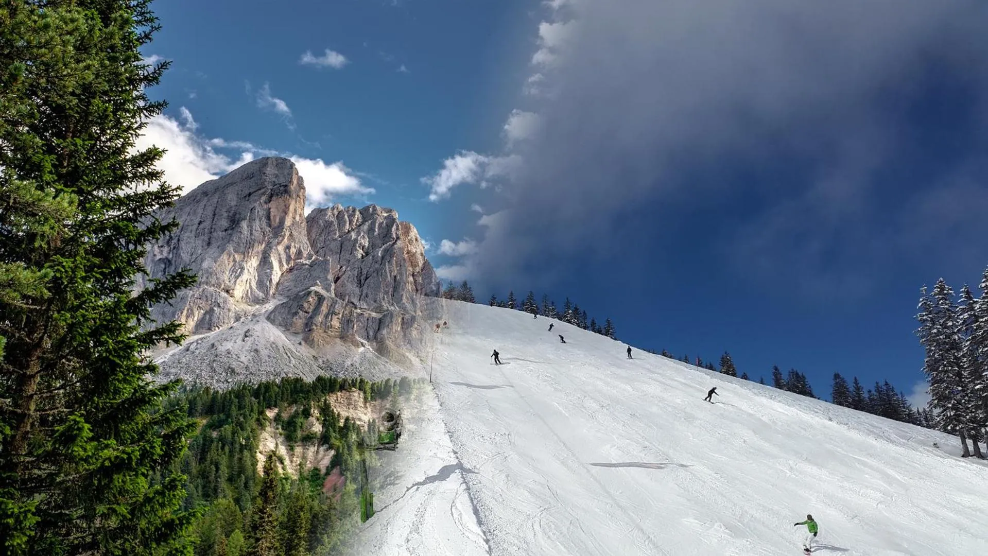 Natural landscape in Pension Peintner