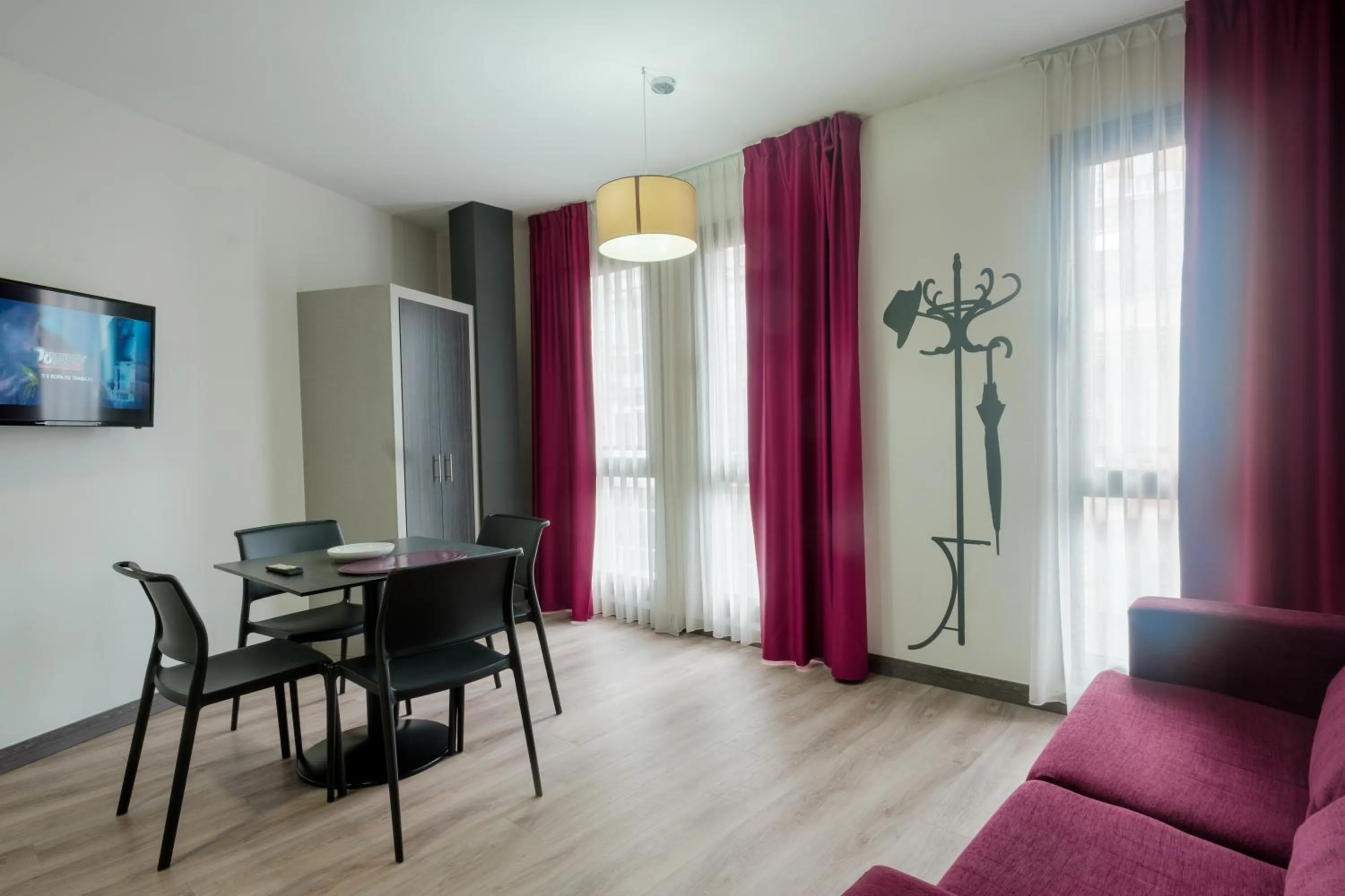 Seating area in Apartamentos Capua