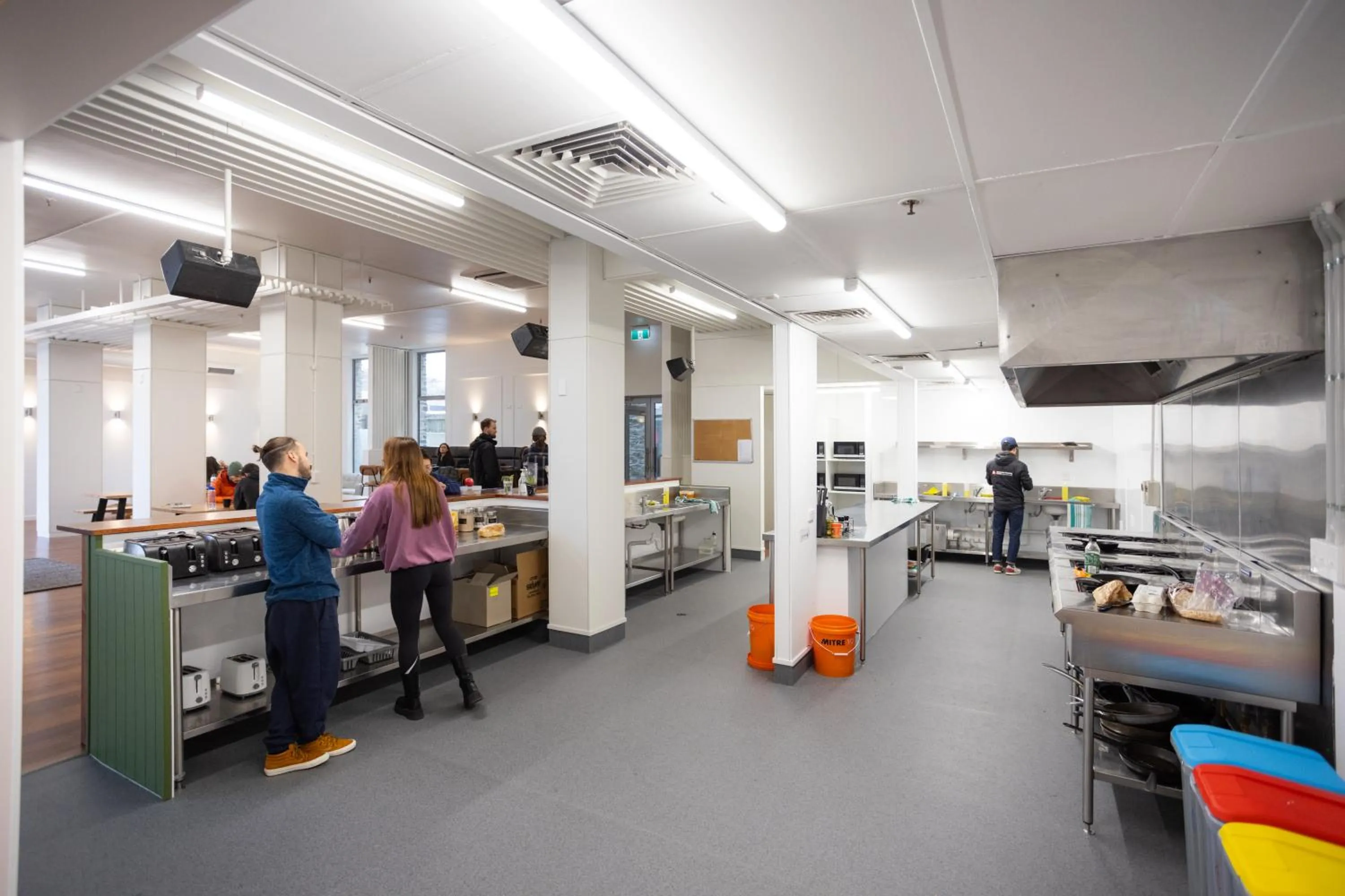 Dining area in The Brownston Hostel