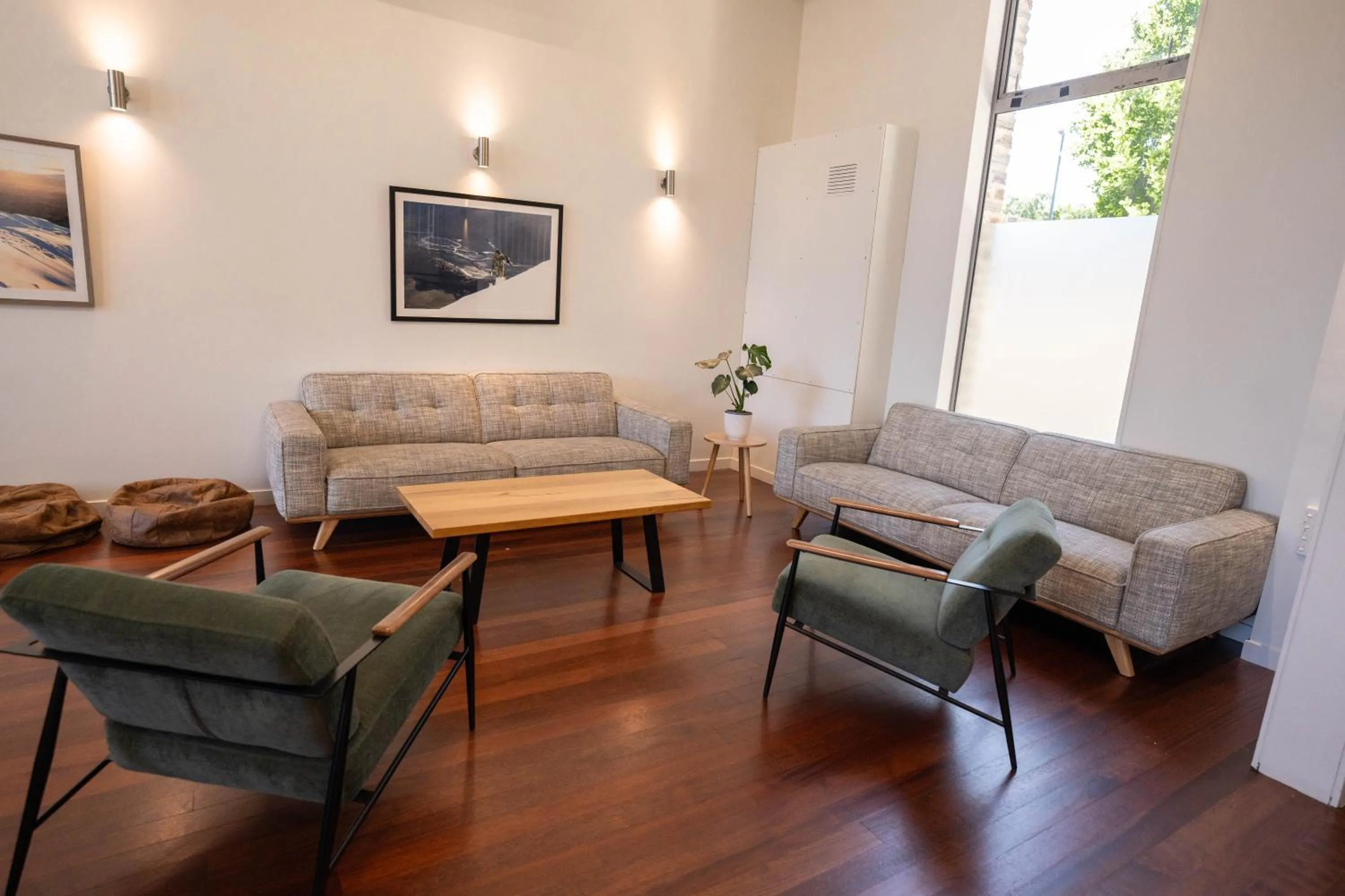 Seating area in The Brownston Hostel