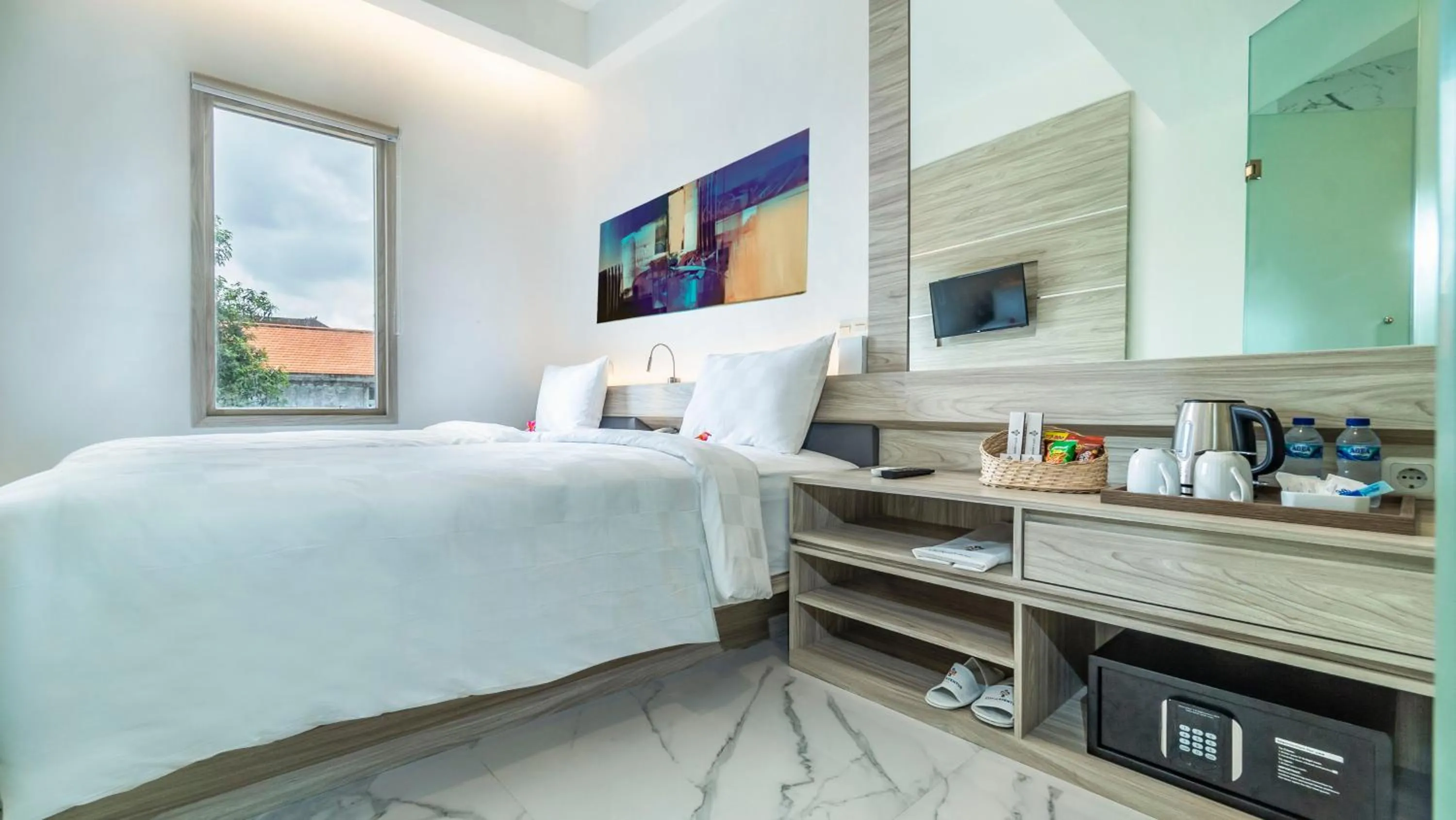 Bed in City of Aventus Hotel - Denpasar