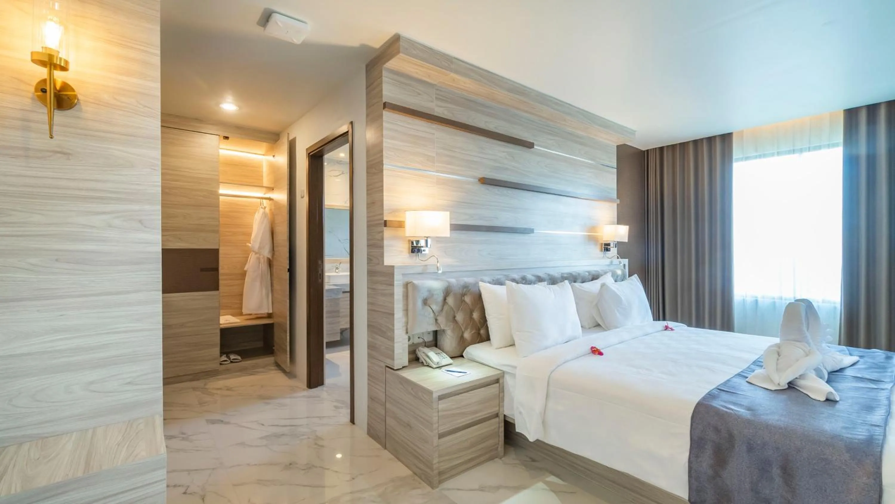 Bed in City of Aventus Hotel - Denpasar