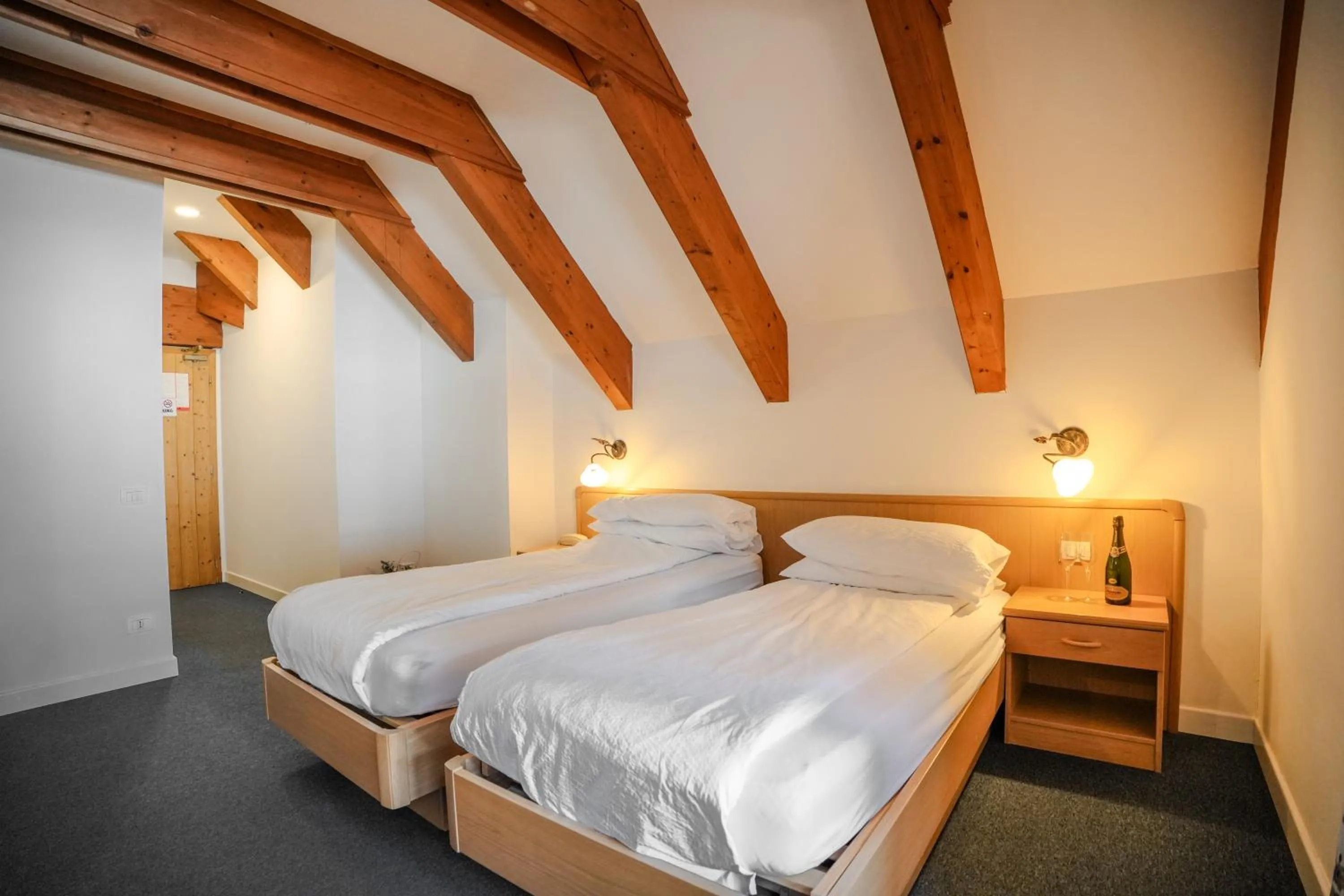 Bedroom, Bed in Hotel Fortini