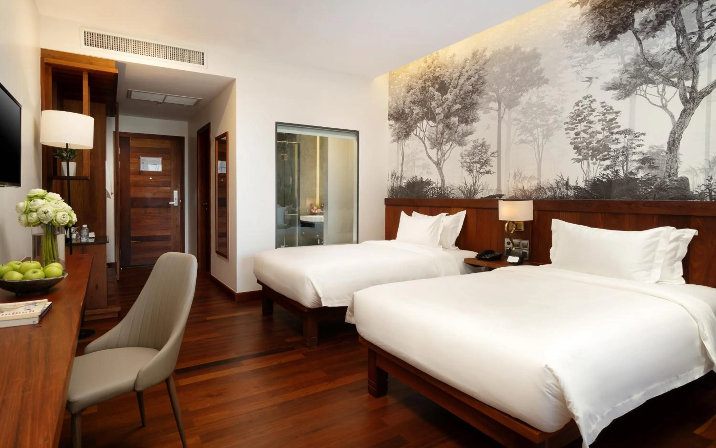 Bed in Koulen Central Hotel