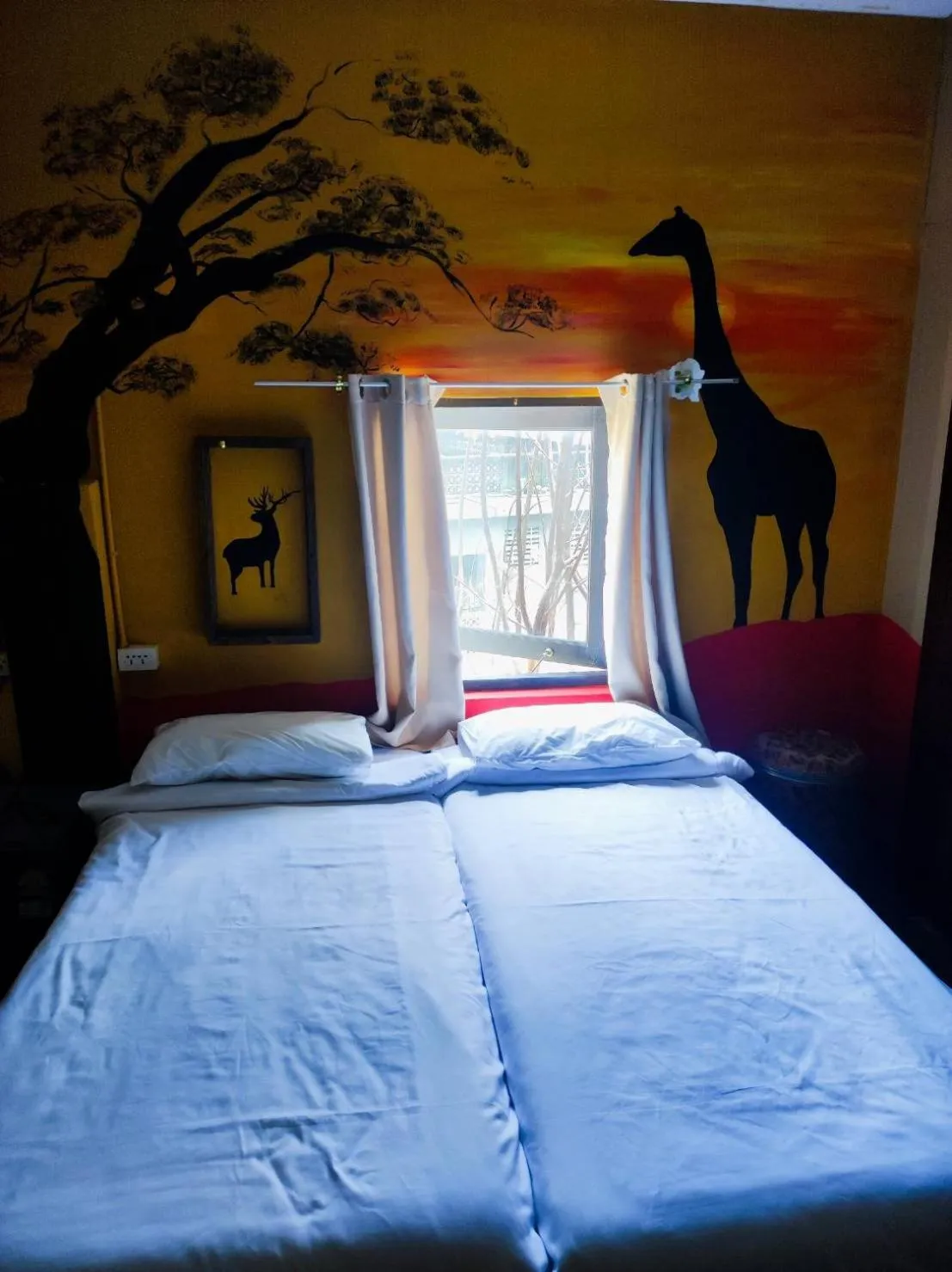 Bed in Around The World Bed and Breakfast