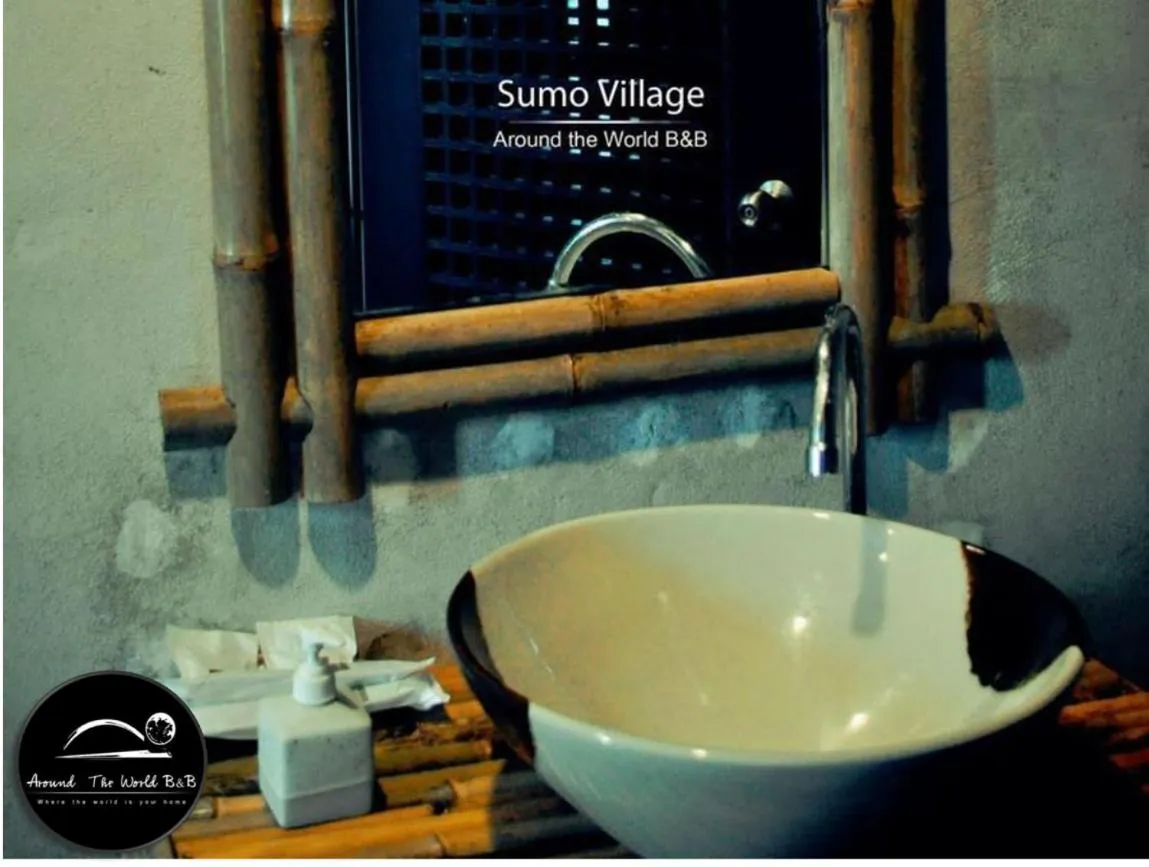 Shower in Around The World Bed and Breakfast