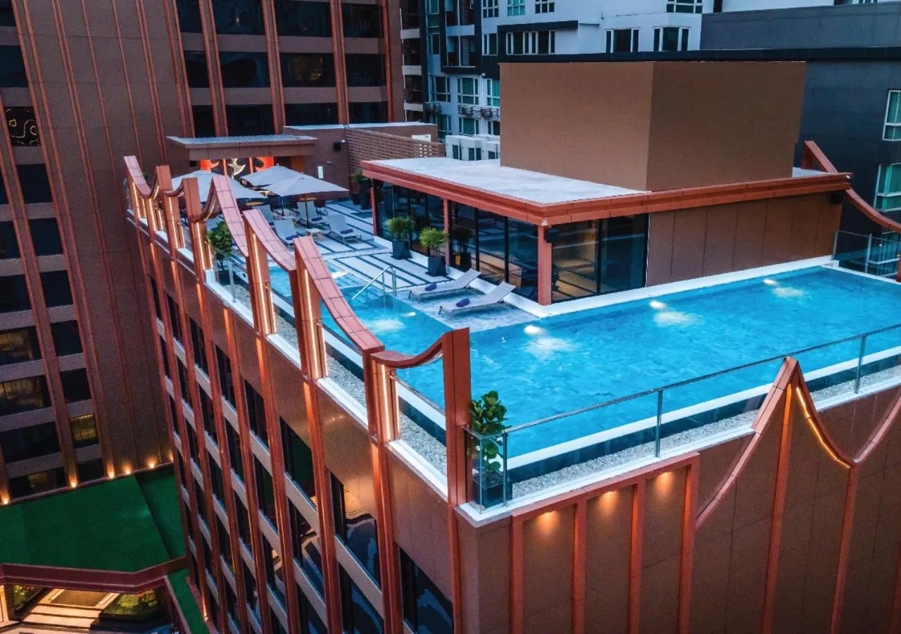 Pool view in SAMALA Hotel Bangkok