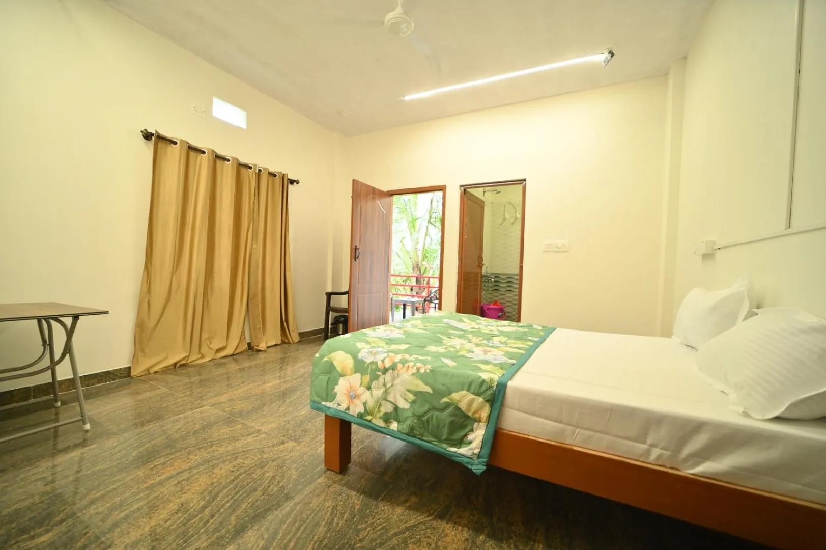 Bed in Coorg HomeStay Resort