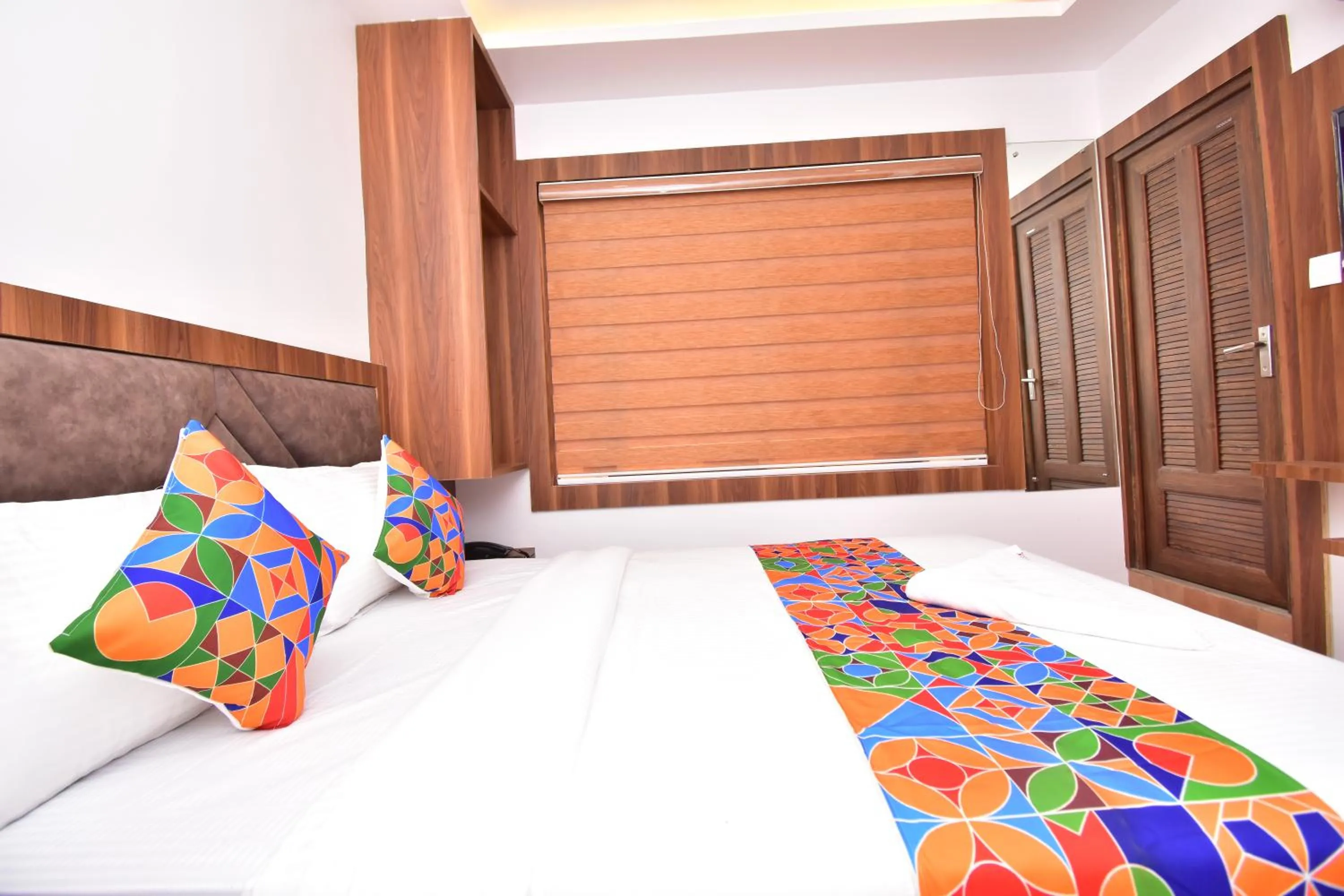 Bed in Hotel orchid suites Cochin