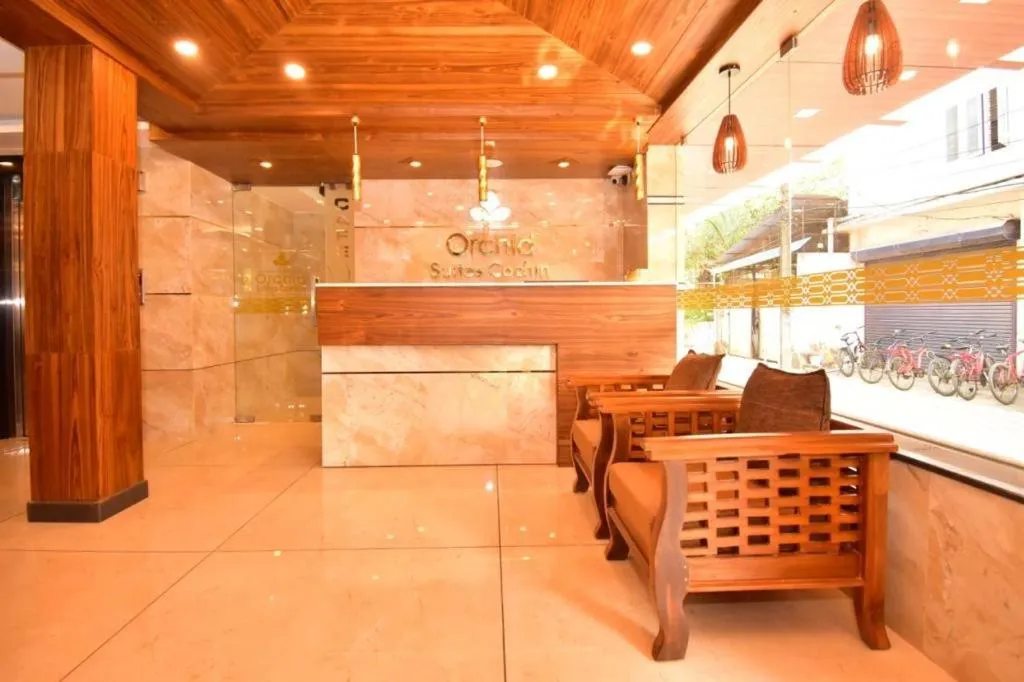 Lobby or reception in Hotel orchid suites Cochin