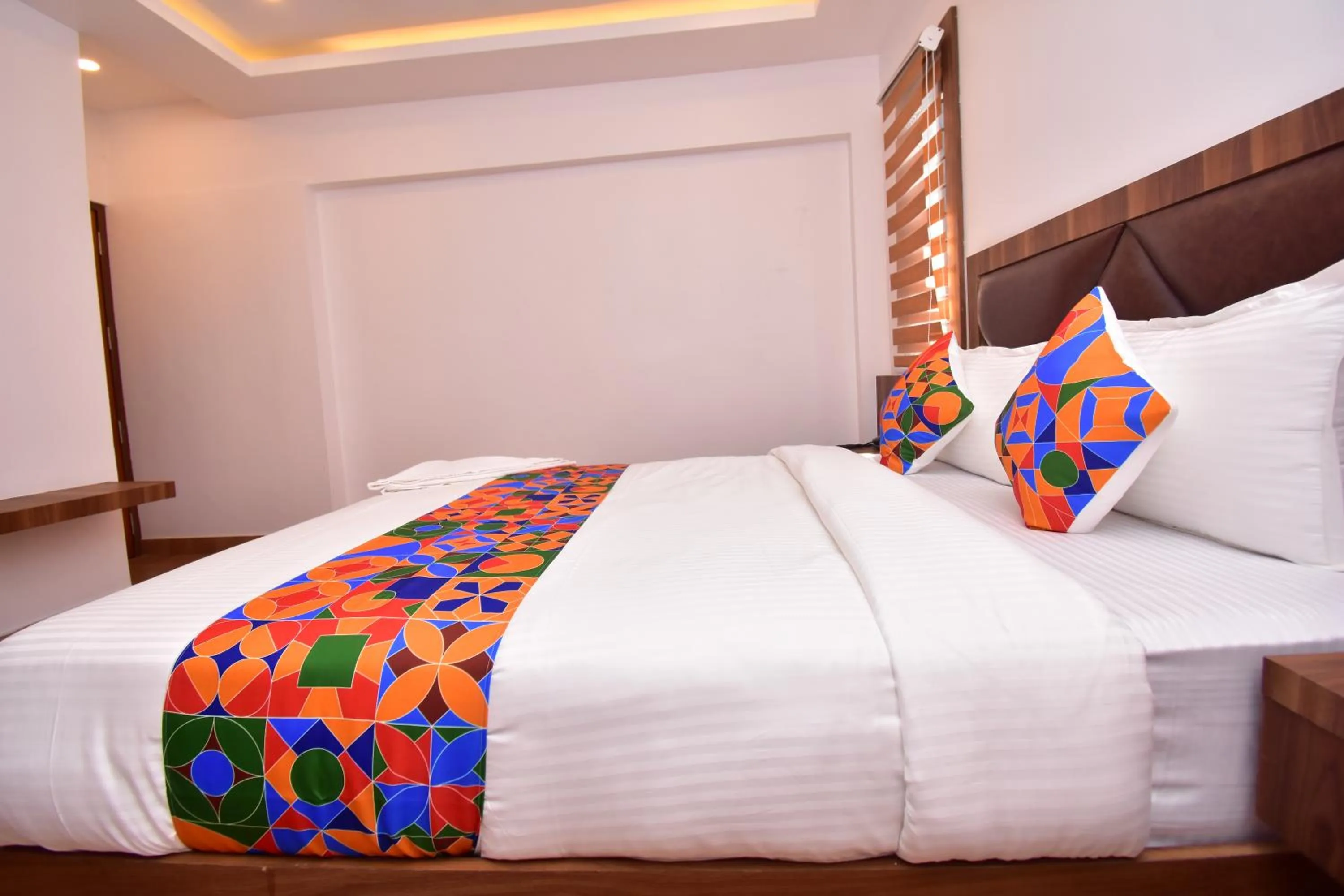 Bed in Hotel orchid suites Cochin