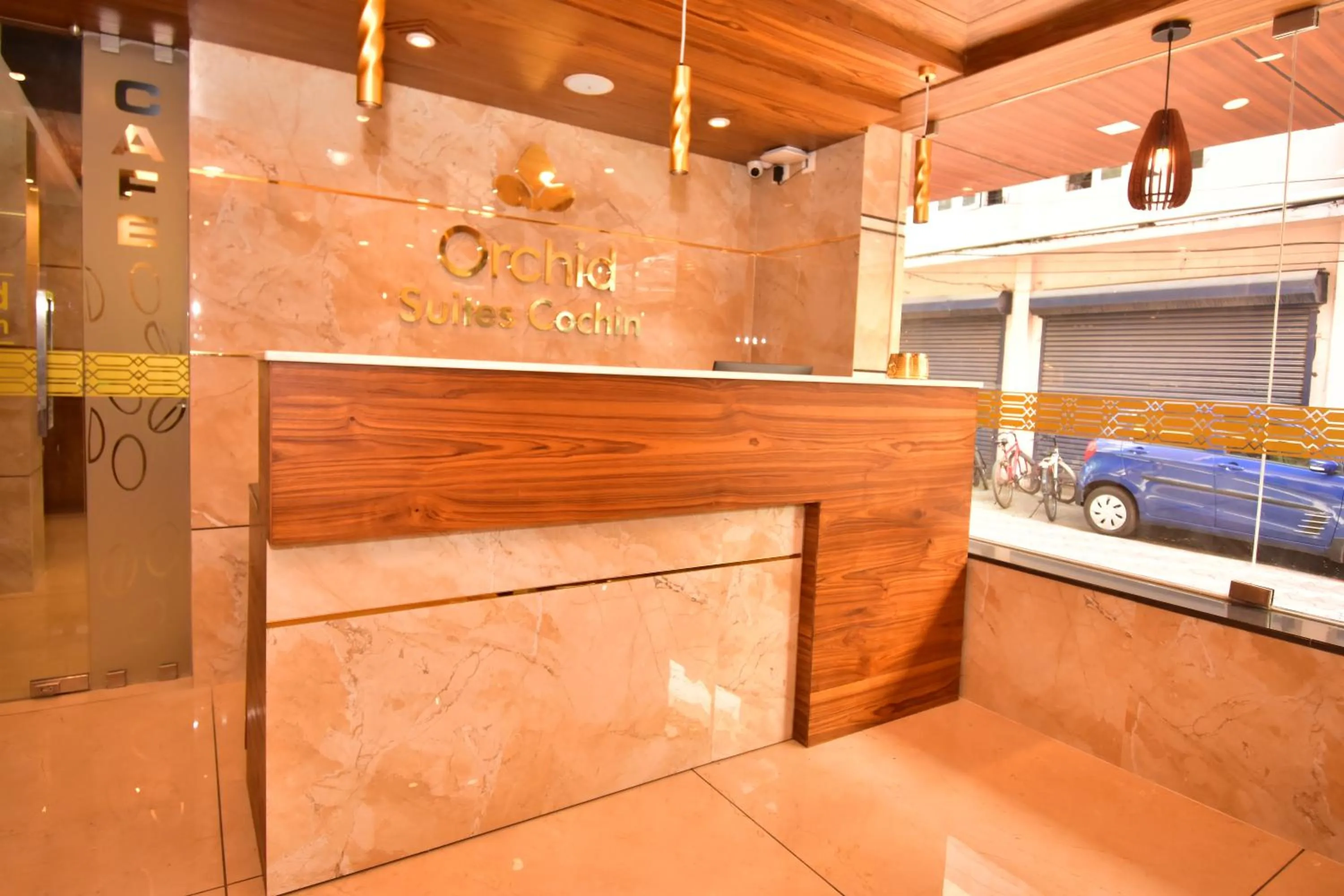 Lobby or reception in Hotel orchid suites Cochin