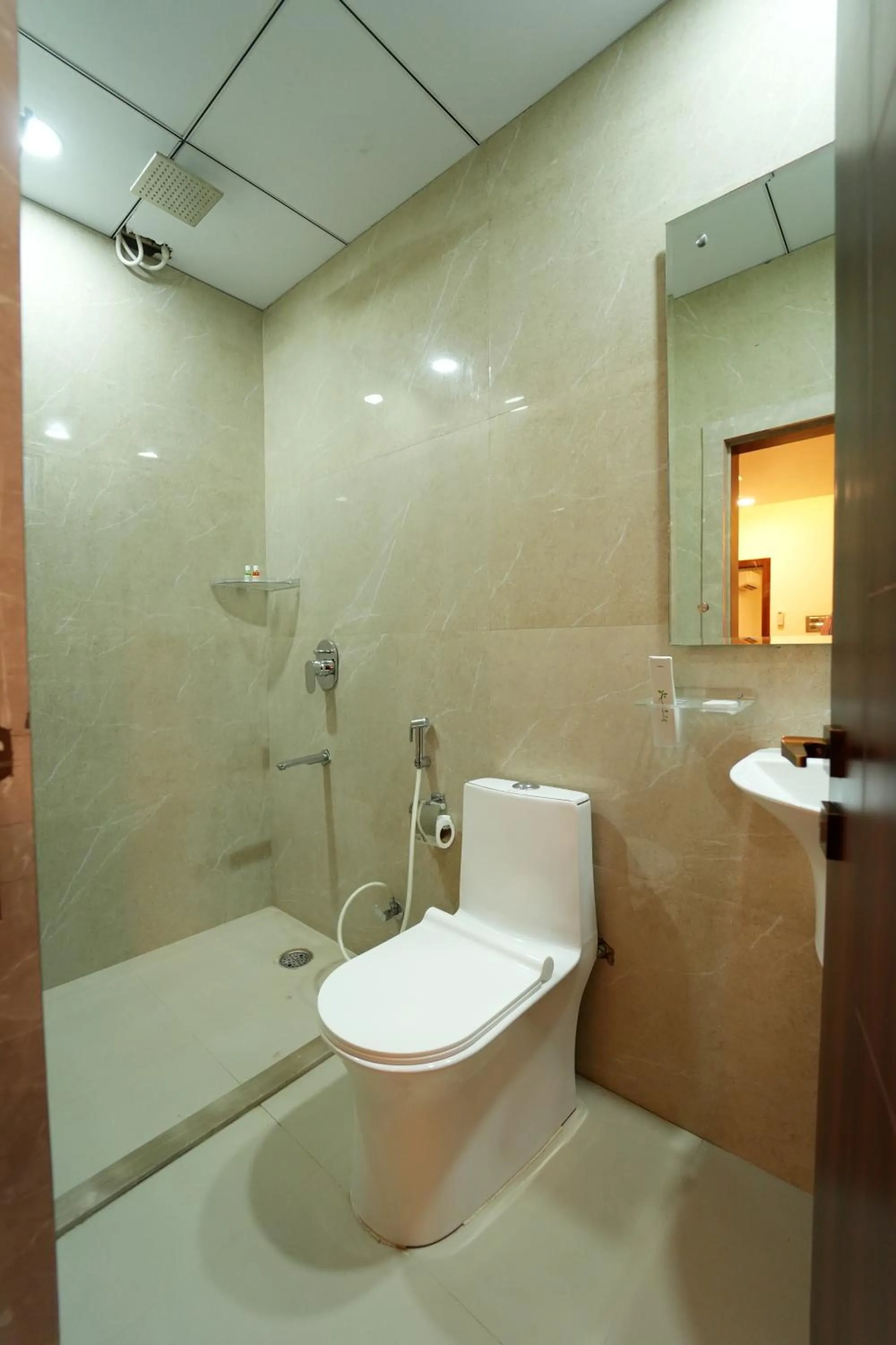 Bathroom in Mevid Hotels