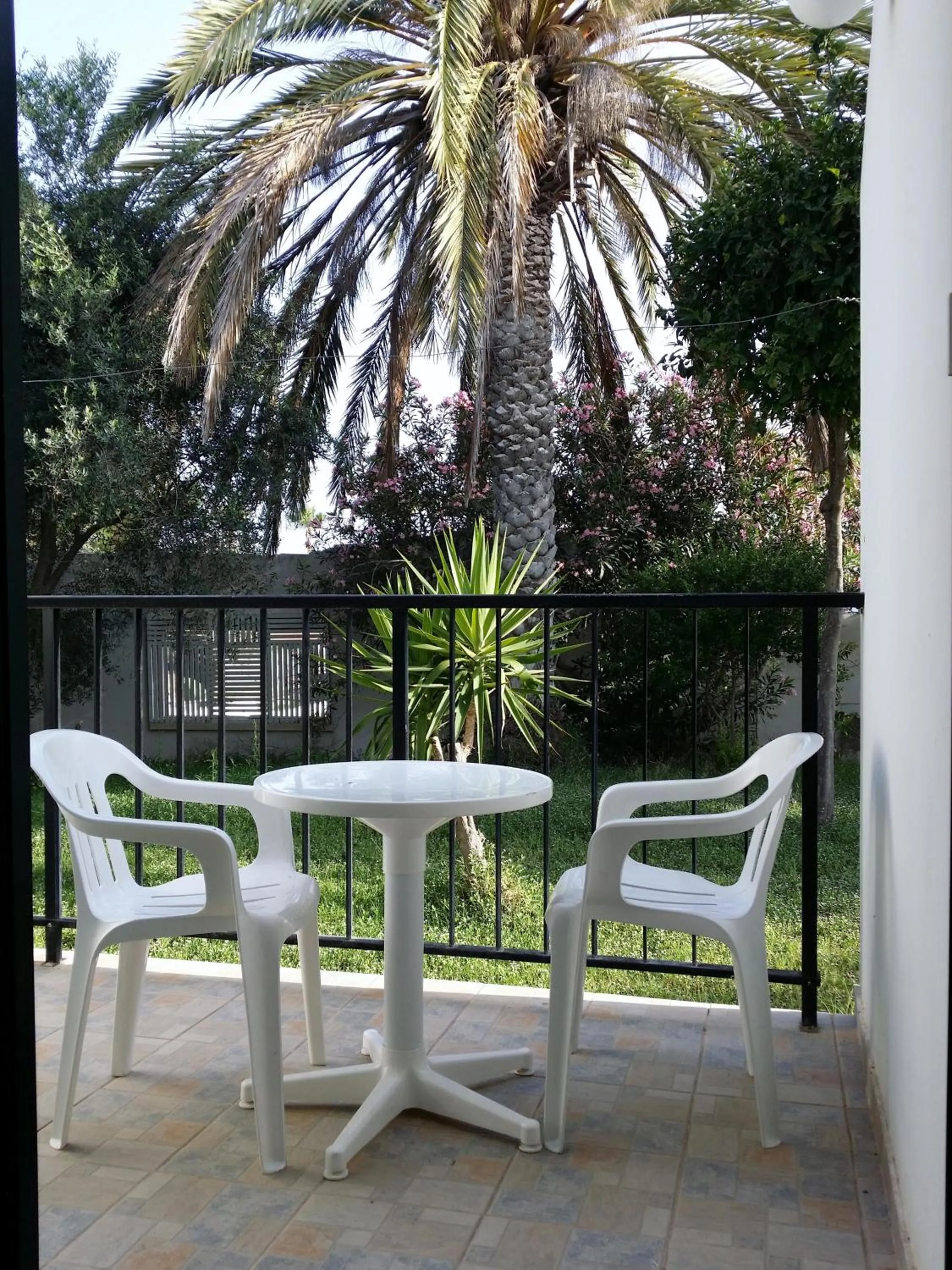 Patio in Kkaras Hotel 3 Star