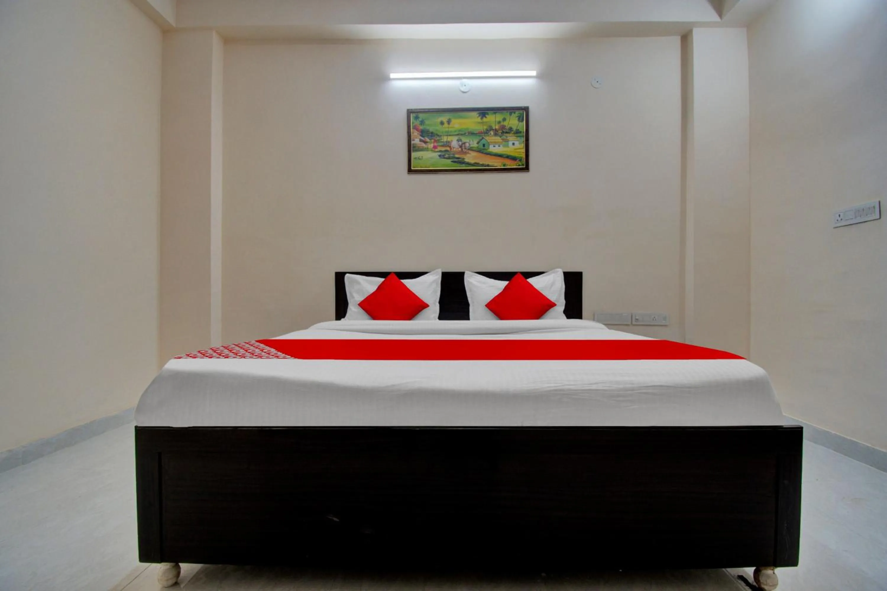 Bedroom, Bed in Hotel O Shree Shyam Palace