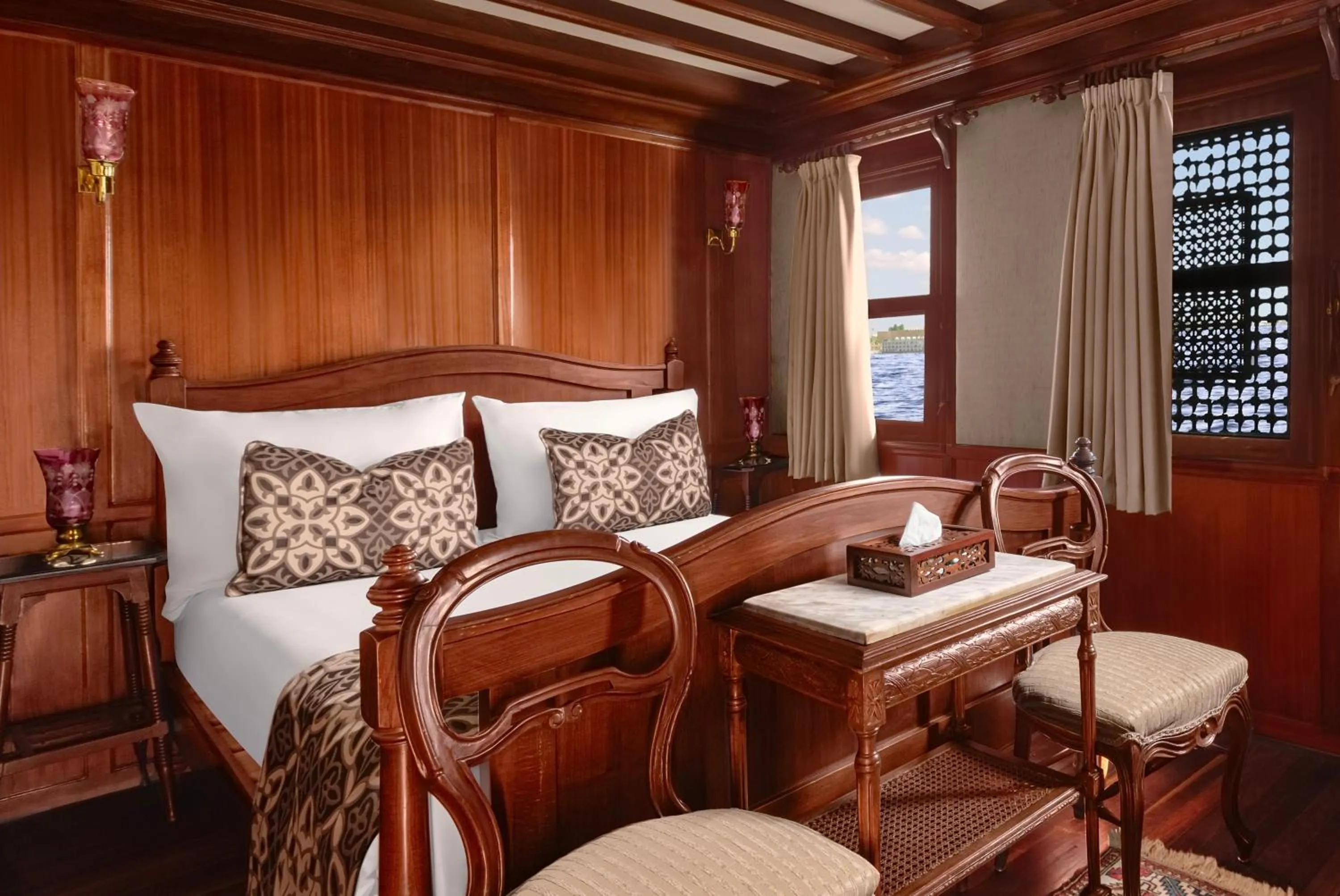 Photo of the whole room, Bed in Farouz El Nil II Nile Cruise - Every Monday from Luxor for 07 & 05 Nights