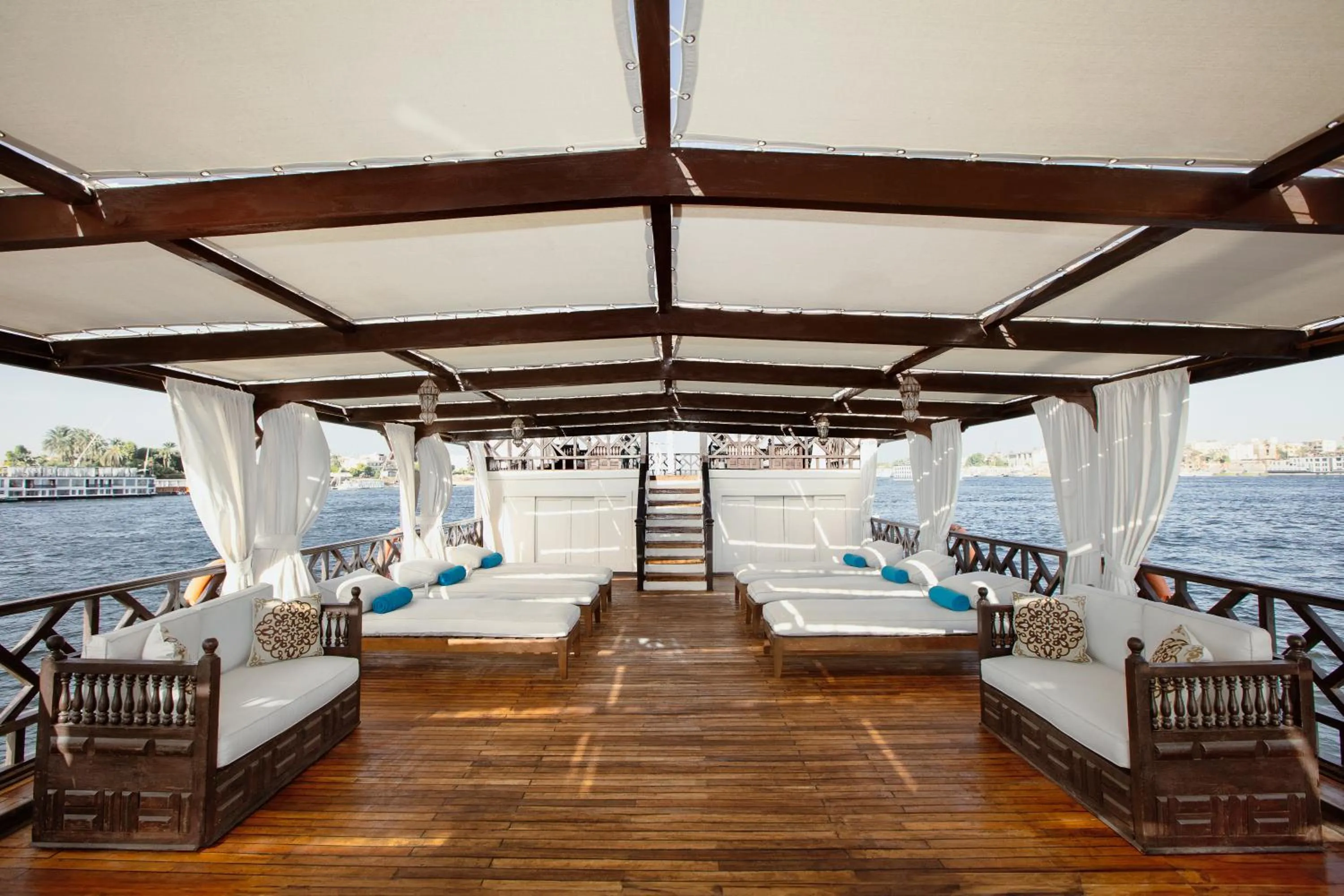 sunbed in Farouz El Nil II Nile Cruise - Every Monday from Luxor for 07 & 05 Nights