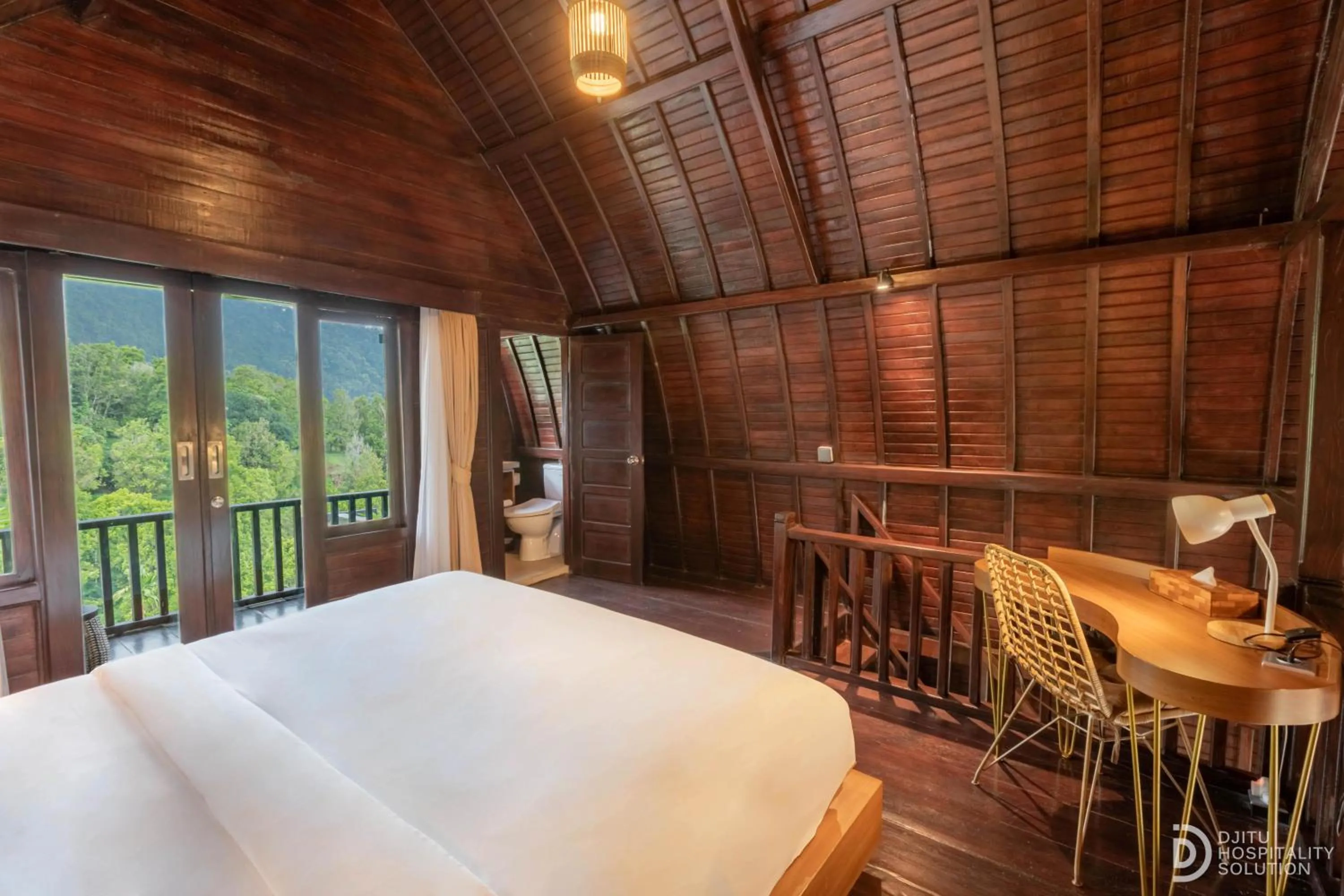 Bed in Munduk Kupang Sekumpul Villa